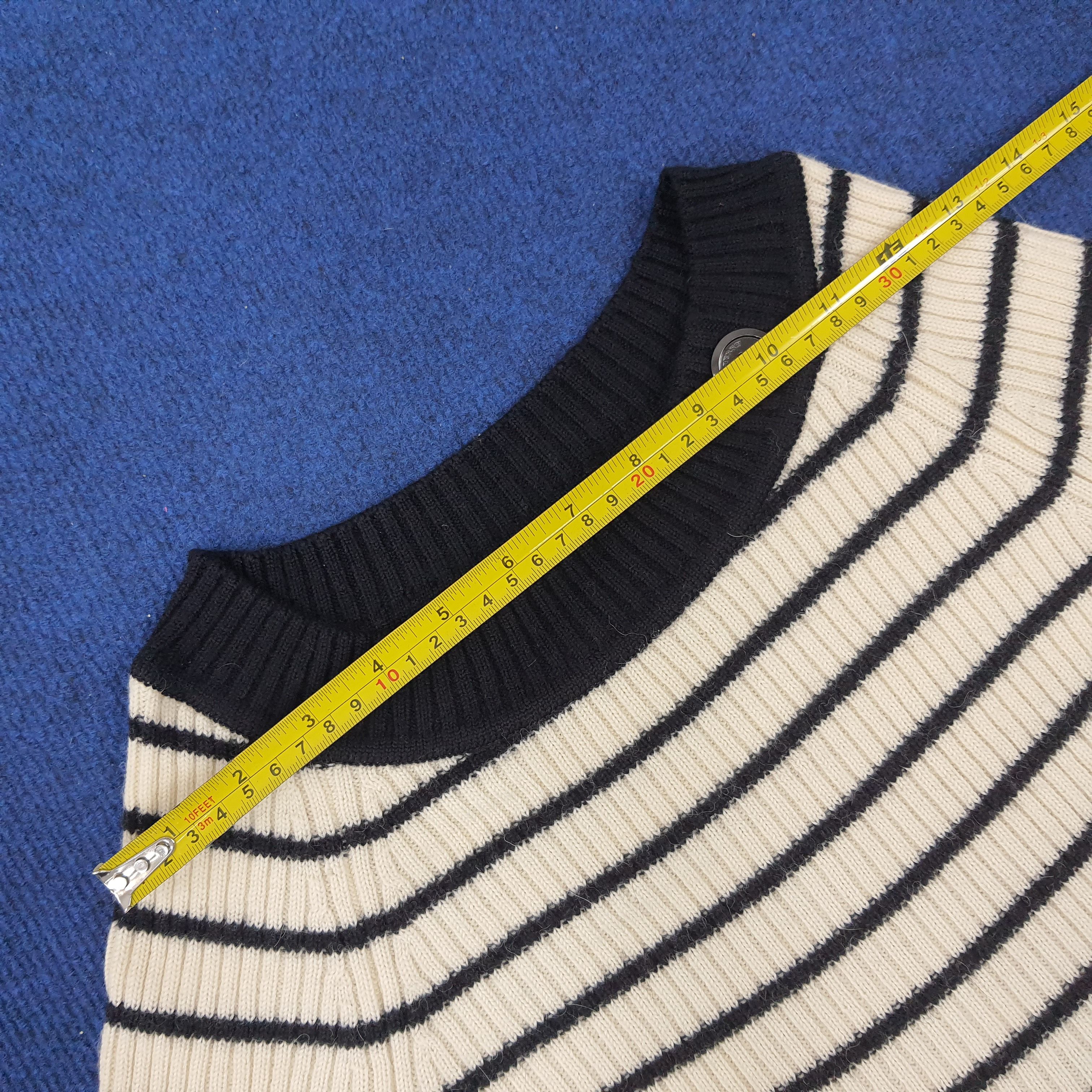 Burberry × Vintage Vintage Burberry Knitted Long Sleeve Winter Shirt Size XXS / US 00 / IT 34 - 9 Thumbnail