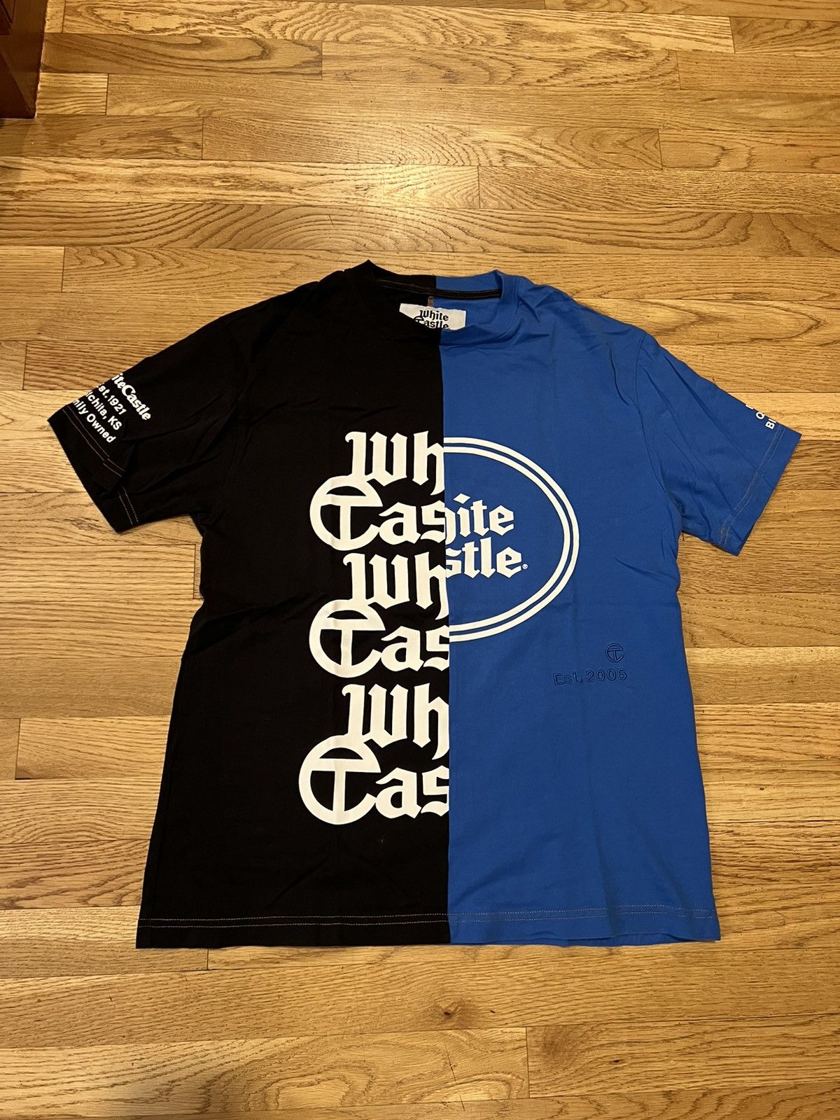 Telfar Telfar x White Castle 95th Anniversary Patchwork T Shirt | Grailed