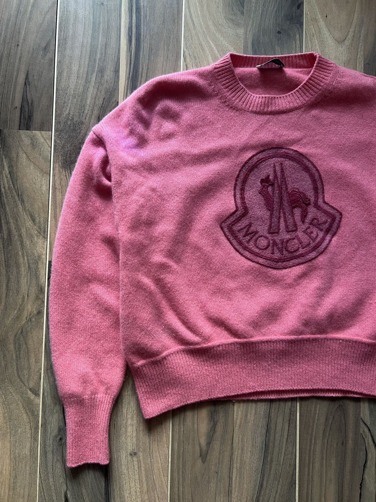 Moncler Moncler Big Logo Maglione Tricot Sweater Size S / US 4 / IT 40 - 4 Thumbnail