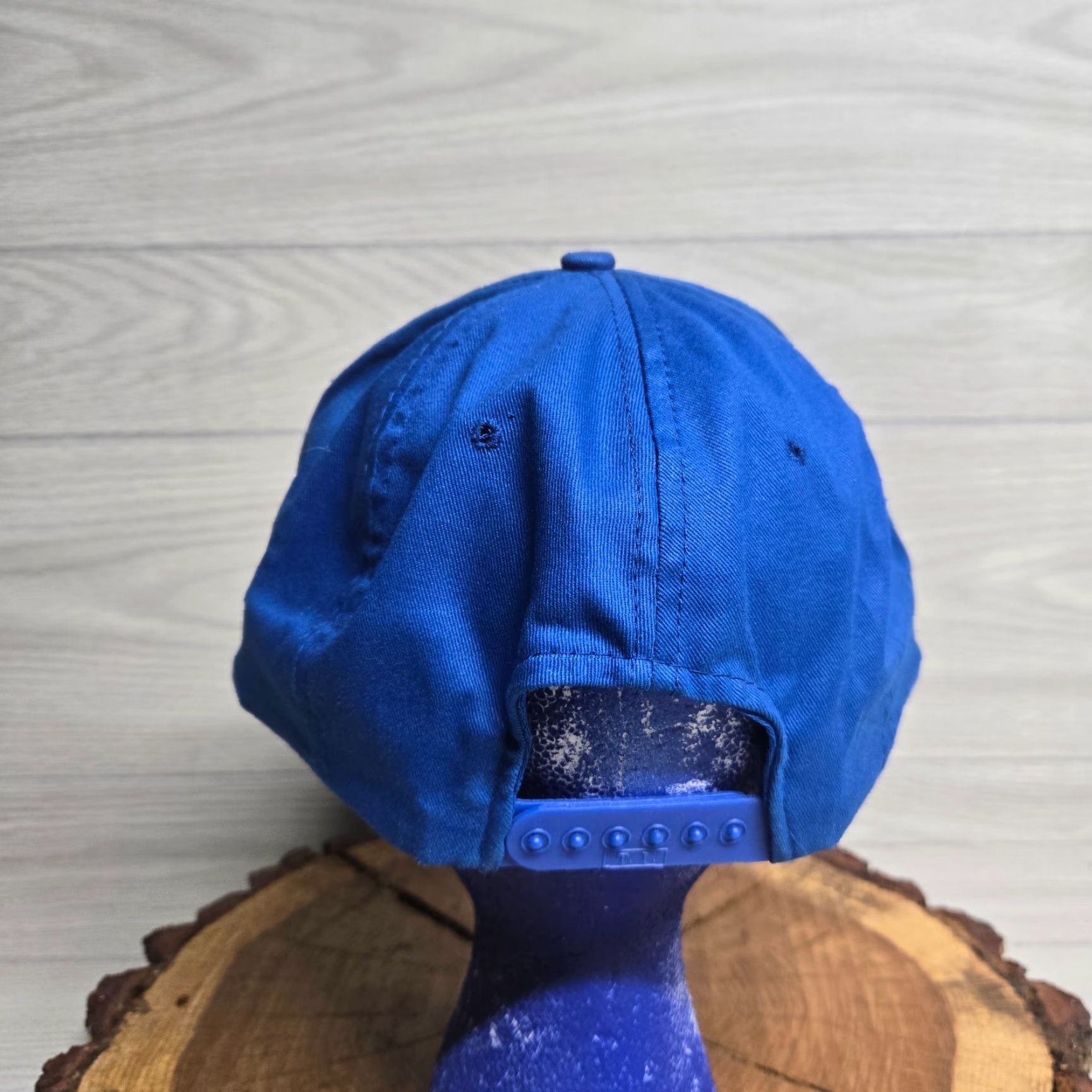Honda VINTAGE Honda Solid Blue Baseball Cap Hat Snapback One Size Cars Dealership Mens Size ONE SIZE - 4 Thumbnail