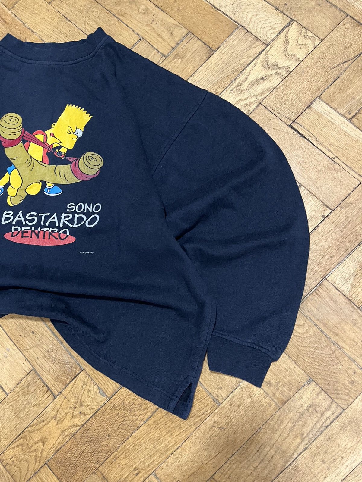 Nickelodeon × The Simpsons × Vintage RARE🔥1999 The Simpson Bart Vintage Oversized Sweatshirt Size US XL / EU 56 / 4 - 5 Thumbnail