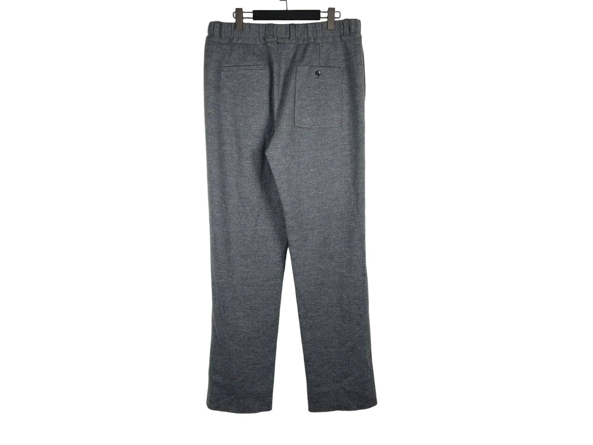Lanvin LANVIN Elastic Waistband Wool Suit Pants 54 Size US 38 / EU 54 - 2 Thumbnail
