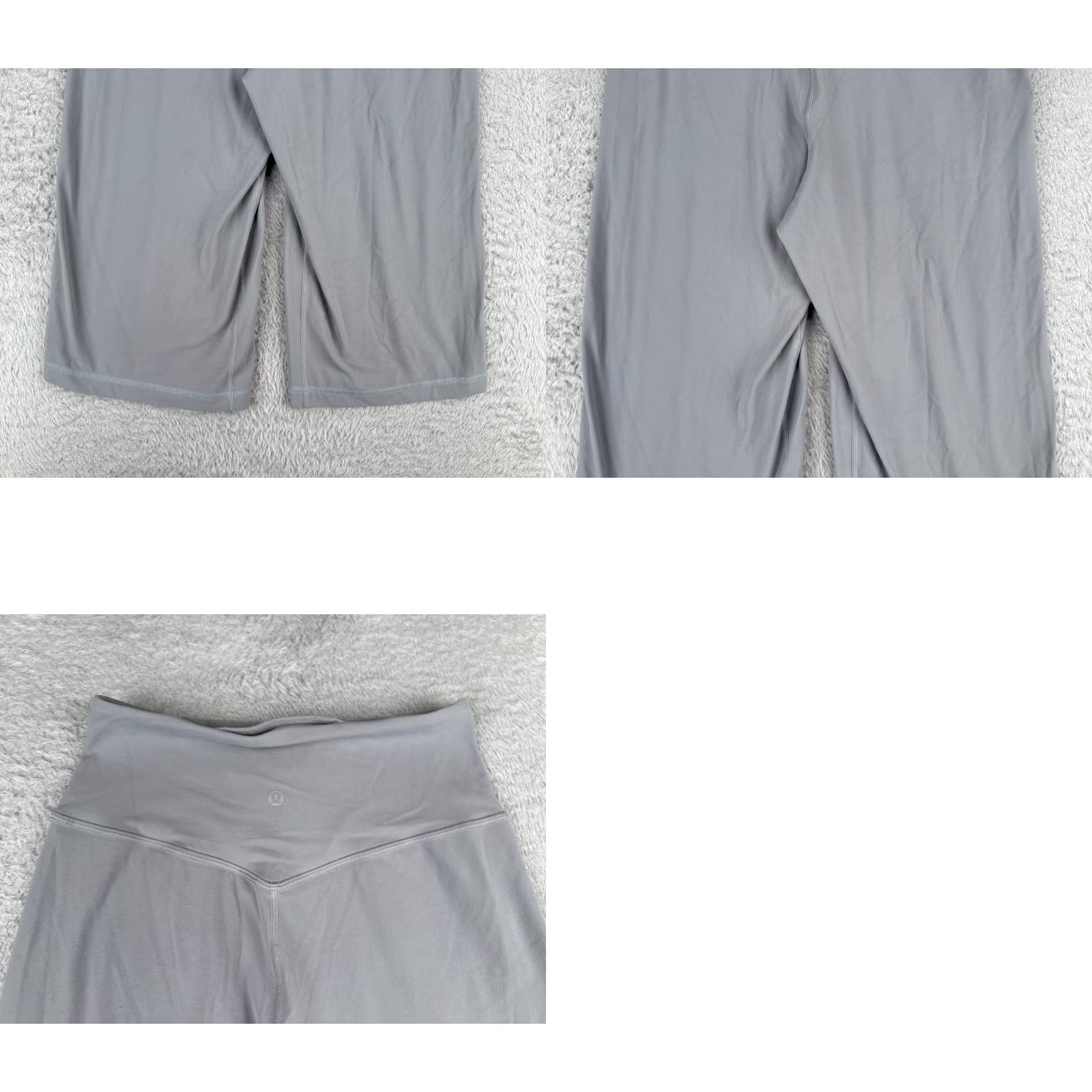 Lululemon Lululemon Align Pants Women 6 Gray Wide-Leg Crop Nulu Yoga Pockets Zip Pocket Regular Size Type: Pants (6) Women’s Gray */* Size 28" / US 6 / IT 42 - 9 Thumbnail