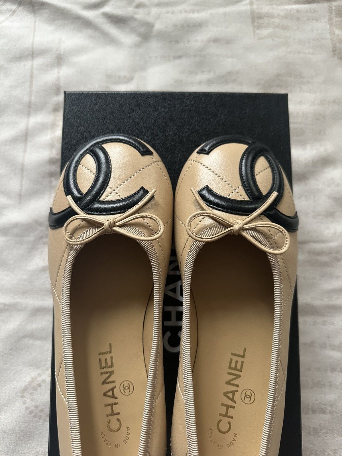 Chanel Chanel 26M coco beach Cambon flat beige color size 36.5 Size US 6.5 / IT 36.5 - 5 Thumbnail
