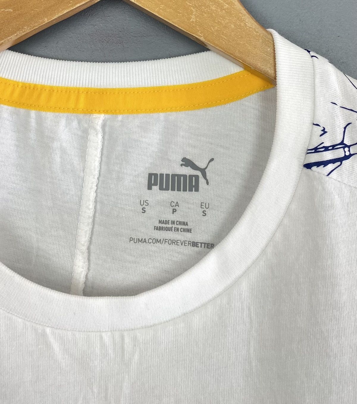 Puma 🏎️ Puma x Porche Turbo Racing Logo Hype T-shirt White Top Size US S / EU 44-46 / 1 - 4 Thumbnail