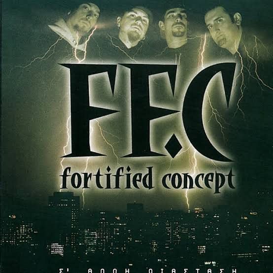 Rap Tees × Vintage Rare FF. C Fortified Concept S' Alli Diastasi Size US L / EU 52-54 / 3 - 6 Thumbnail