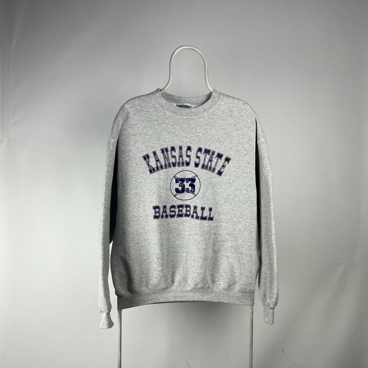 Lee Vintage Lee sweatshirt Kansas state 33 baseball size Large Size US L / EU 52-54 / 3 - 1 Thumbnail