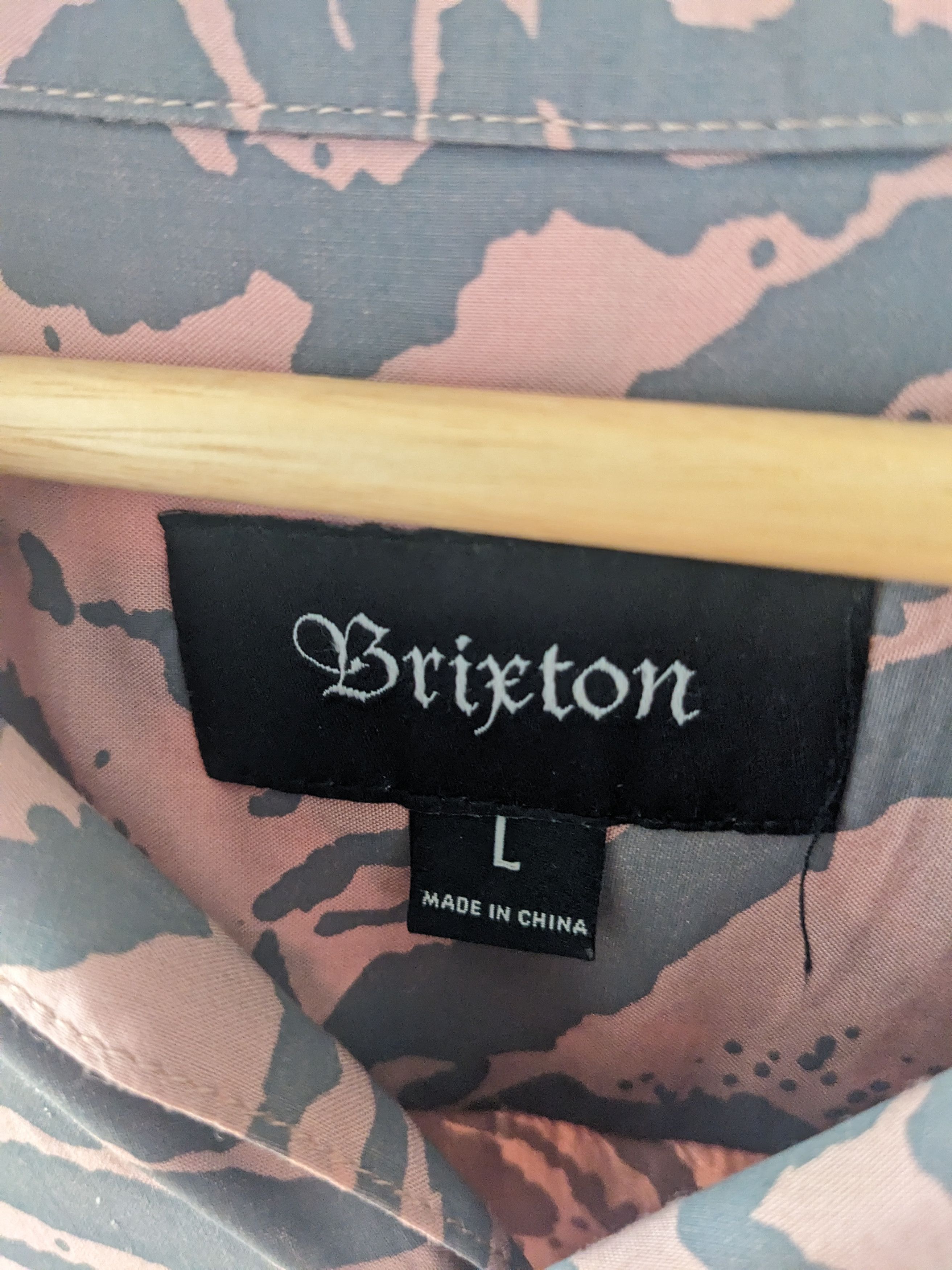 Brixton BRIXTON LOVITZ S/S WOVEN | CAMEO PINK GREY | LARGE Size US L / EU 52-54 / 3 - 4 Thumbnail