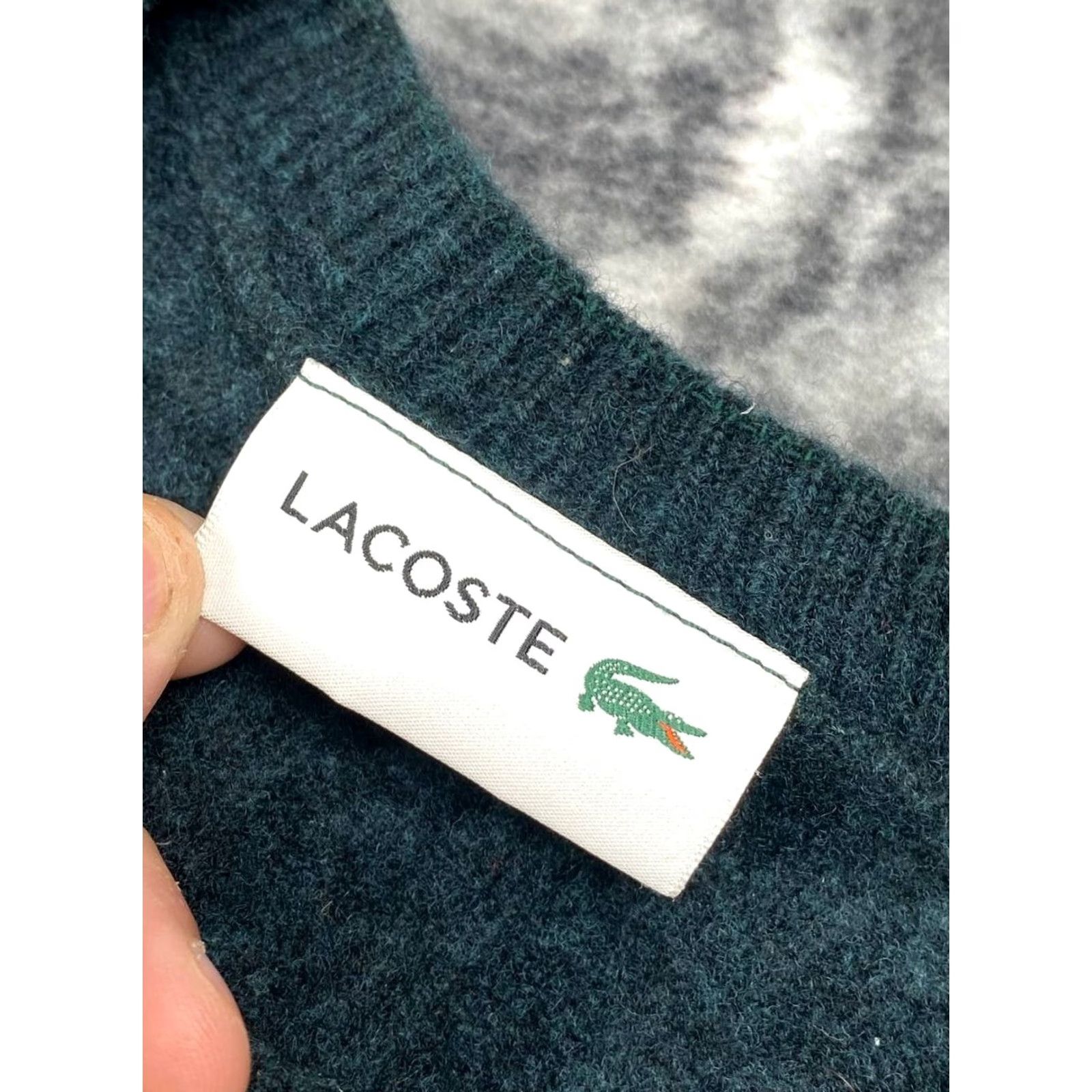 Lacoste Lacoste Wool Sweatshirt Knits Pullover Sweater Men Size S Green Size US S / EU 44-46 / 1 - 4 Thumbnail
