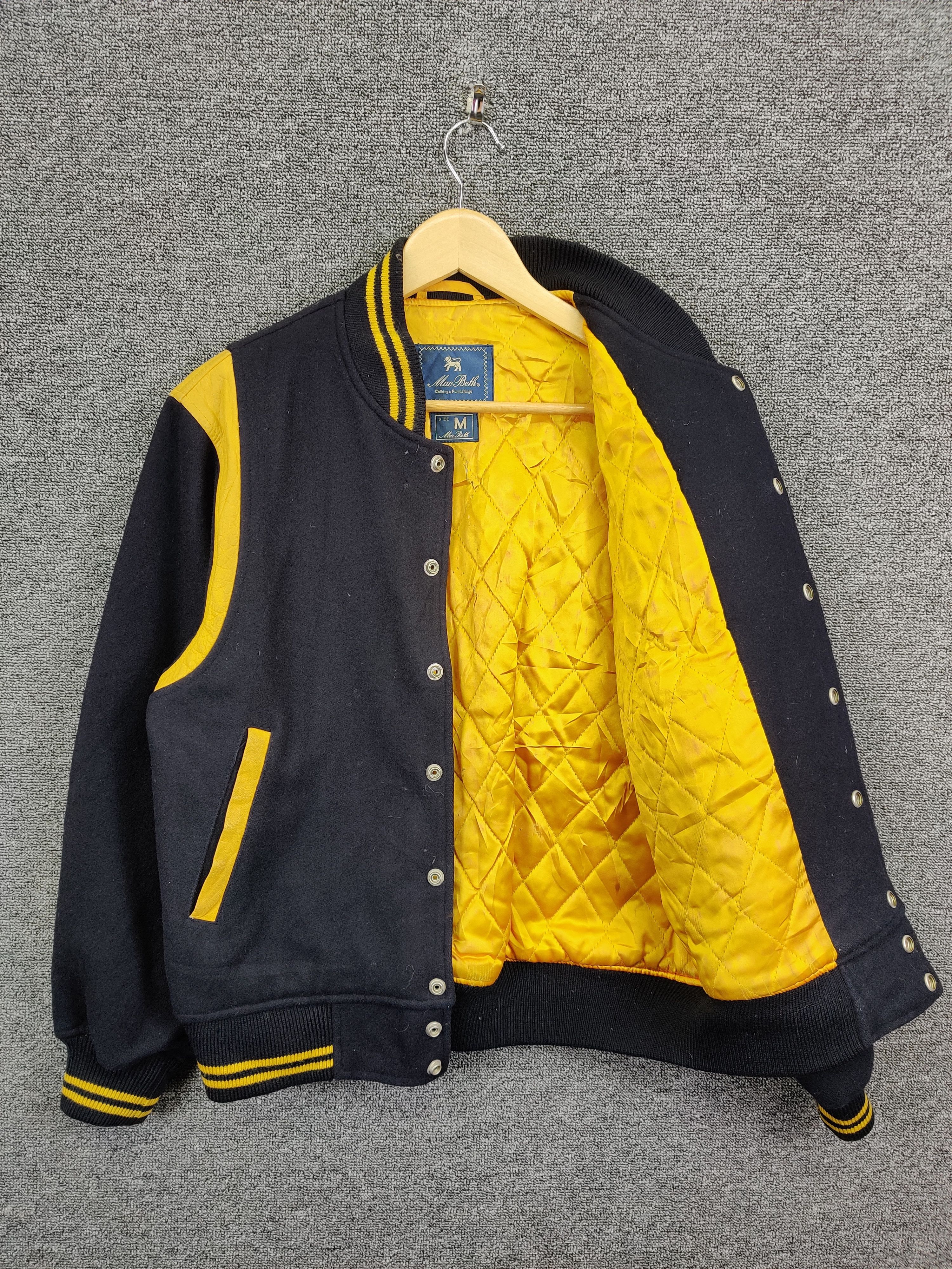 Macbeth Macbeth Embroidery Wool Varsity Leather Jacket Size US M / EU 48-50 / 2 - 7 Thumbnail