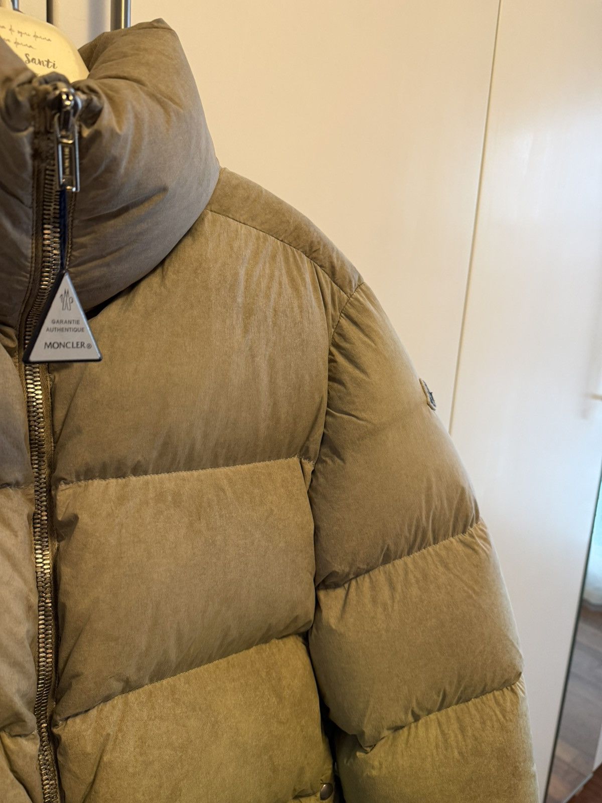 Moncler × Rick Owens Moncler x Rick Owens cropped Acid Degrade Puffer Size US S / EU 44-46 / 1 - 3 Thumbnail