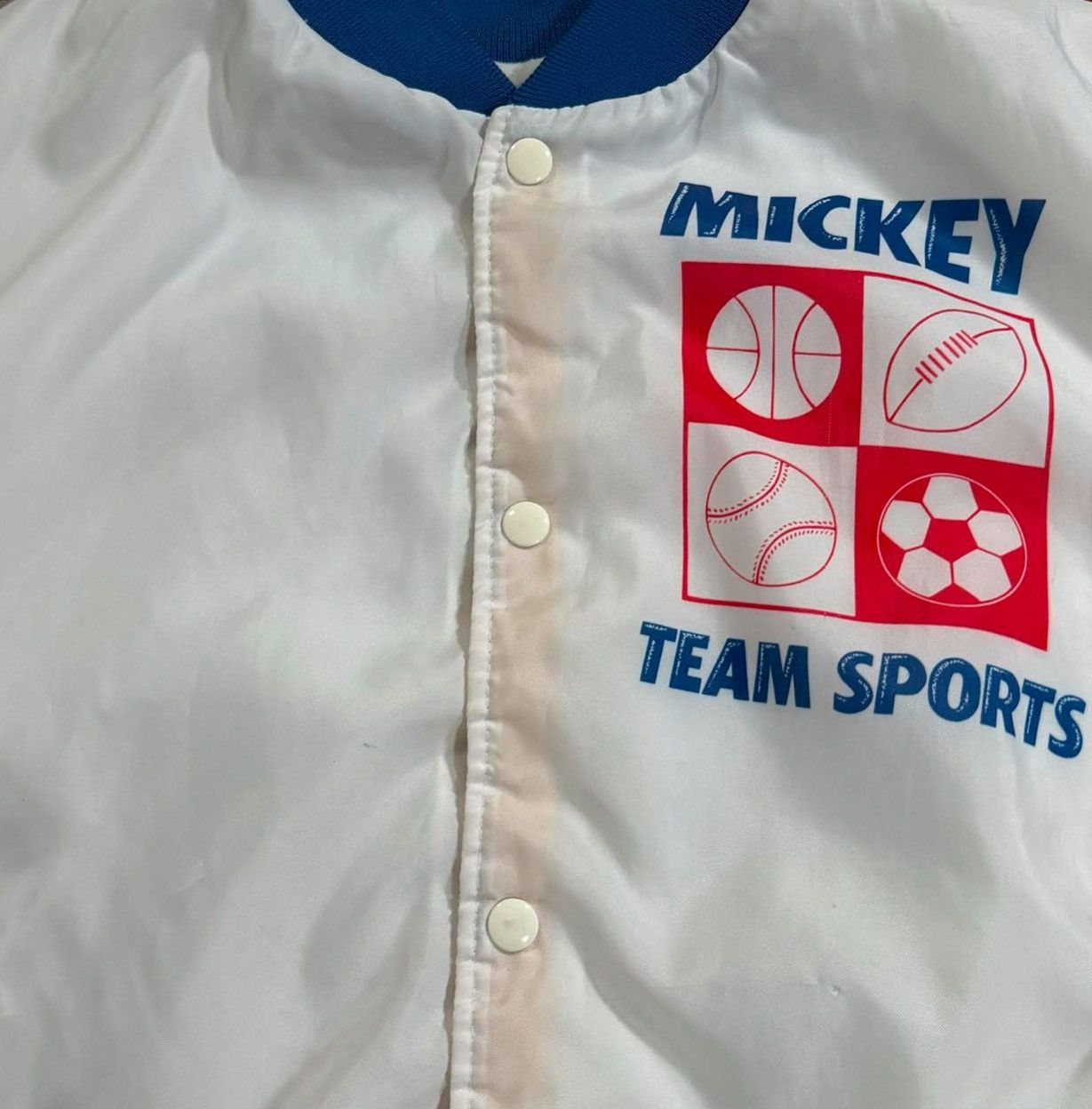 Disney × Vintage Vintage Chalk Line Mickey Mouse Fanimation Jacket Size XL Size US XL / EU 56 / 4 - 4 Thumbnail