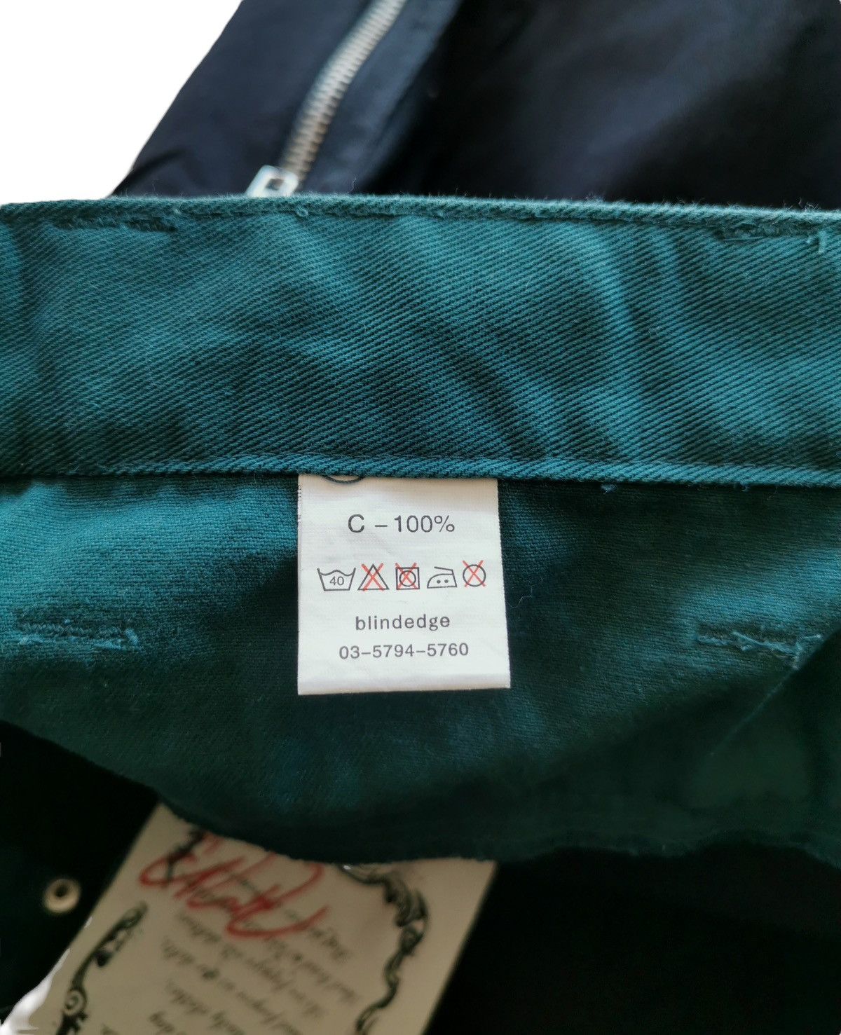 Japanese Brand Blindedge Double Waist Pants Size US 31 - 7 Thumbnail