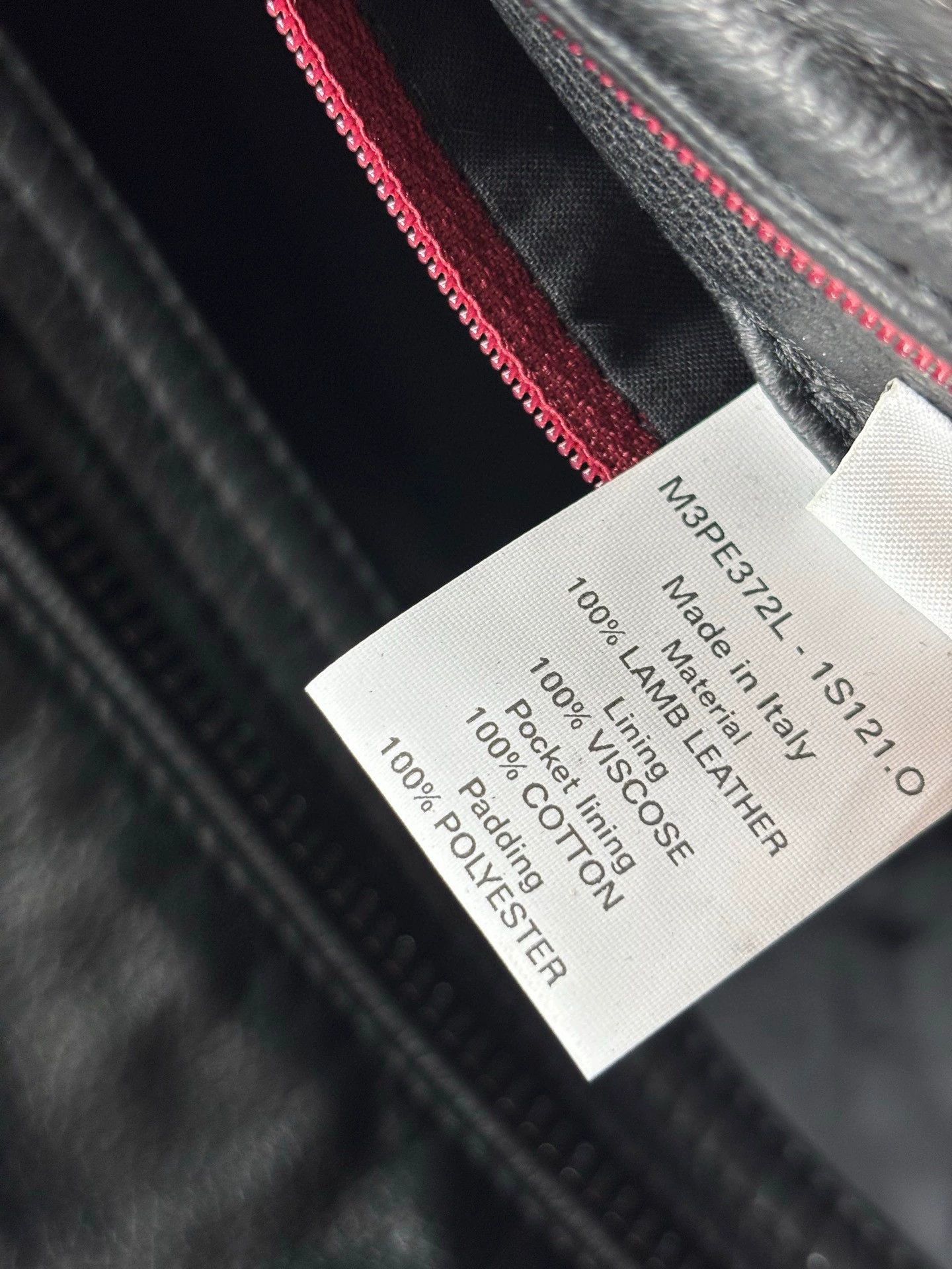 Emporio Armani black leather jacket for men by Bally Size US M / EU 48-50 / 2 - 6 Thumbnail