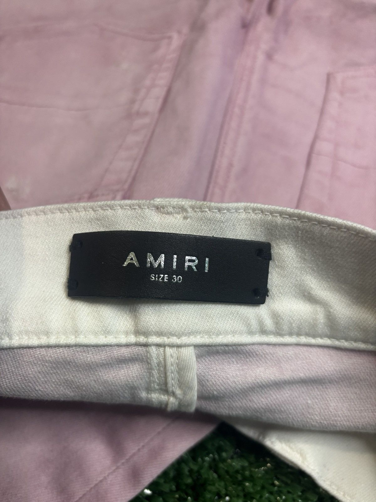 Amiri Amiri Sprayed MX1 Pink Size US 30 / EU 46 - 4 Thumbnail