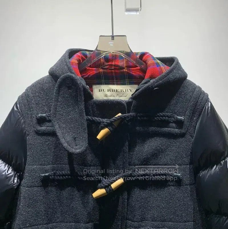 Burberry Burberry Black Wool Men's Down Coat. Size US M / EU 48-50 / 2 - 3 Thumbnail