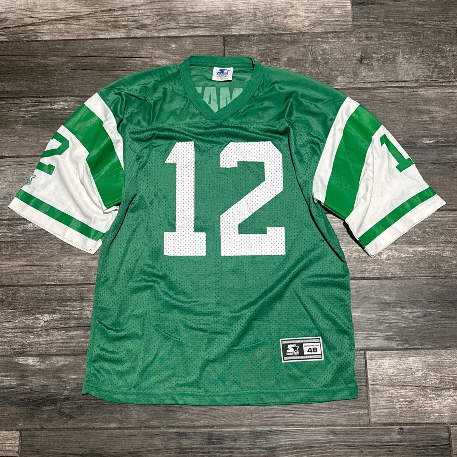 Starter VTG STARTER JOE NAMATH NEW YORK JETS GREEN FOOTBALL LEGENDS Size US L / EU 52-54 / 3 - 1 Thumbnail