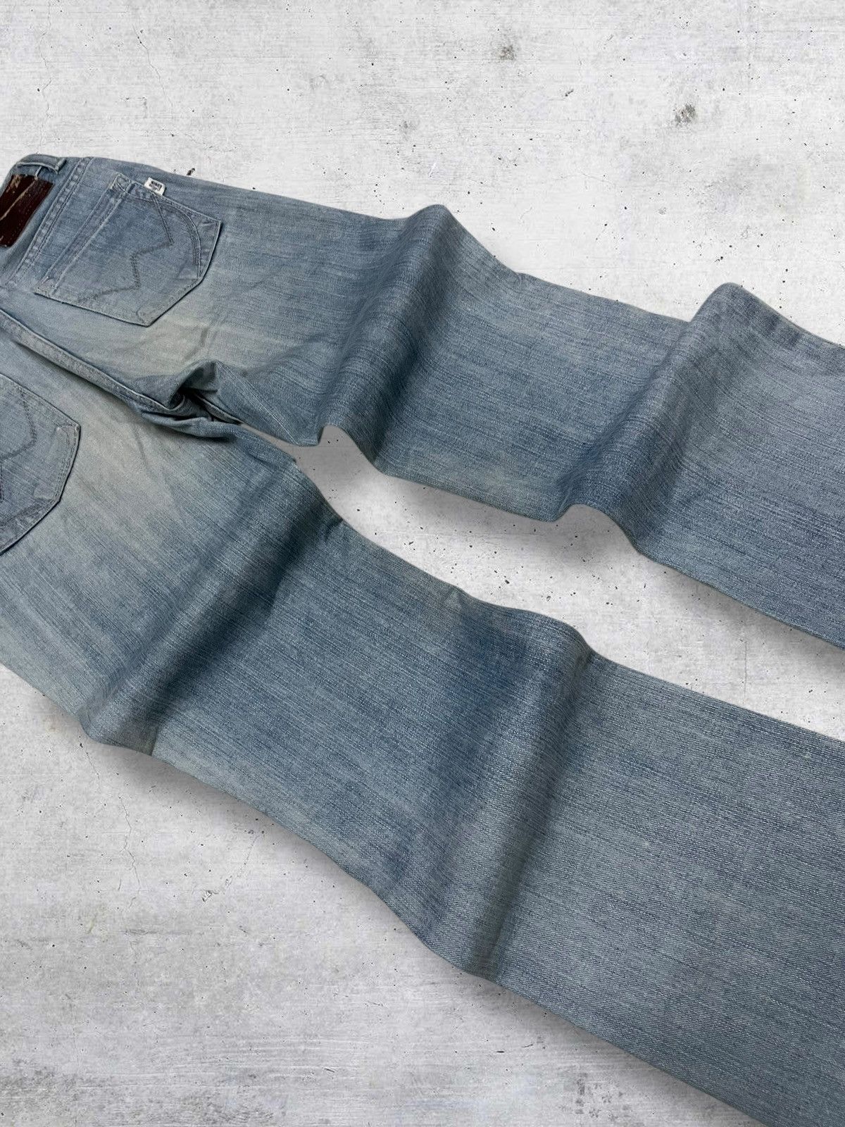 Edwin VINTAGE EDWIN 90S OG JAPAN DESIGNER FLARED MUDWASH DENIM Size US 28 / EU 44 - 14 Thumbnail