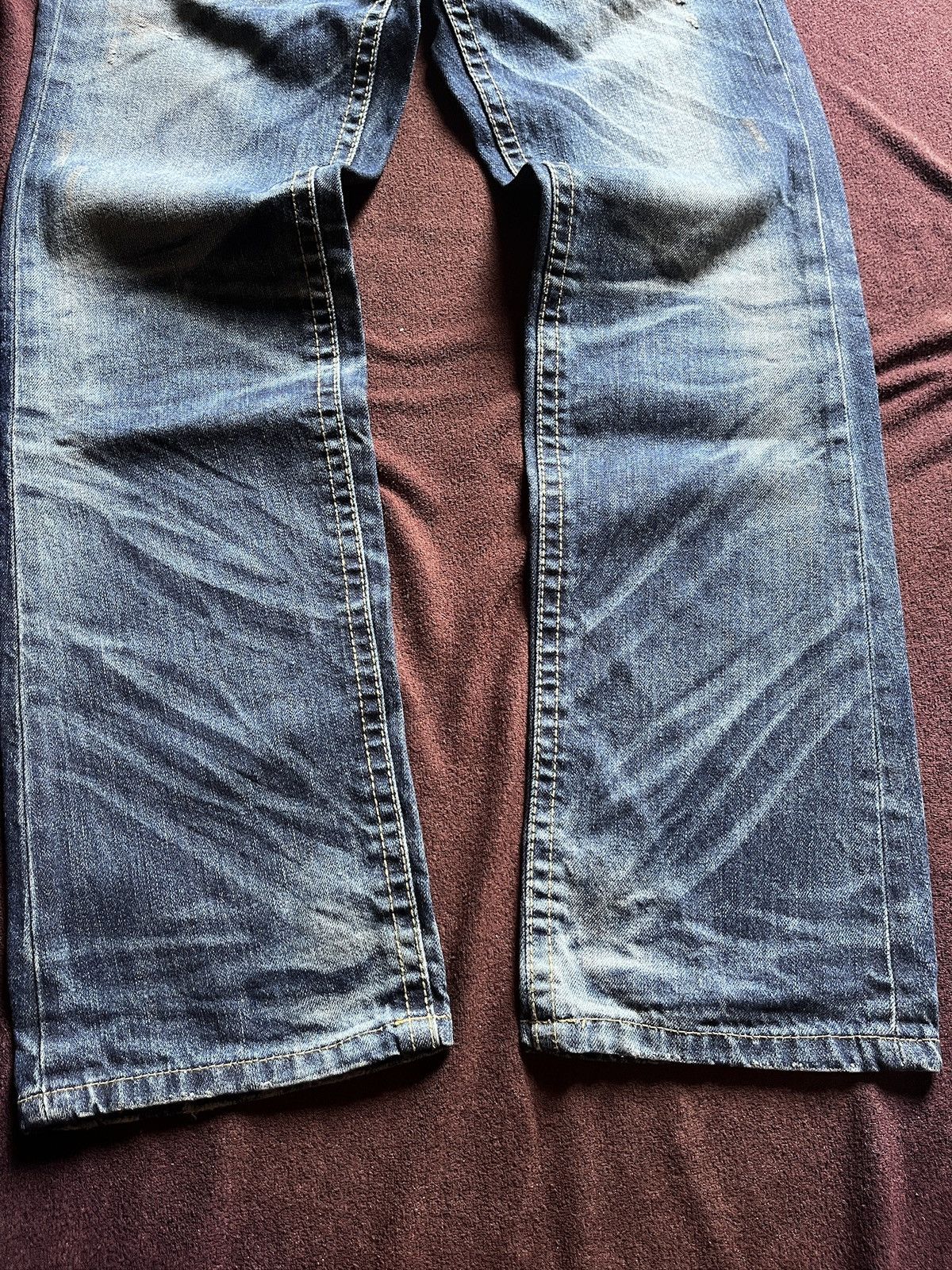 Japanese Brand yoshitomo Nara Lolita Faded Jeans Size US 31 - 3 Thumbnail