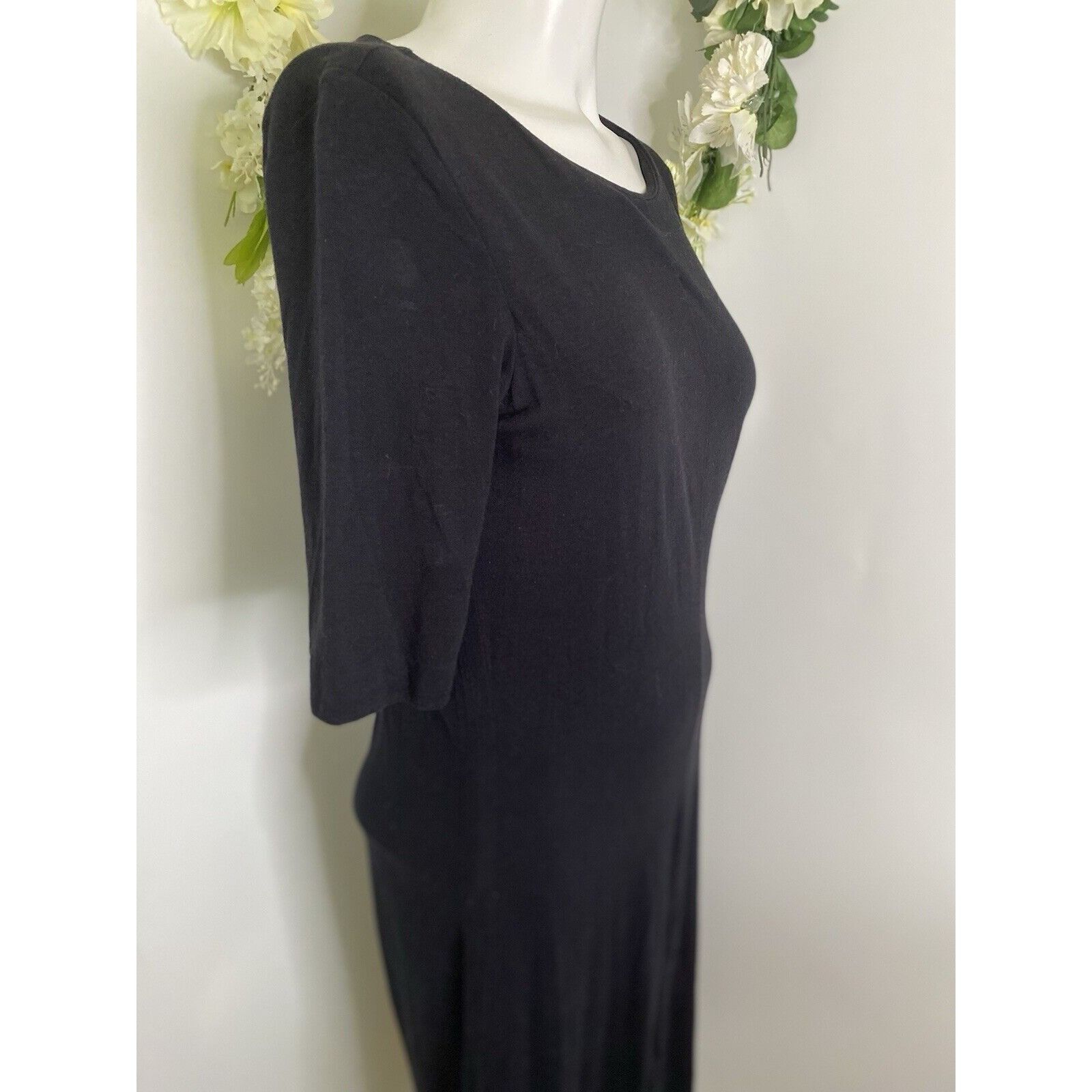 Diane von Furstenberg Diane Von Furstenberg Women Scoop Neck Short Sleeve Midi Dre Size L / US 10 / IT 46 - 3 Thumbnail