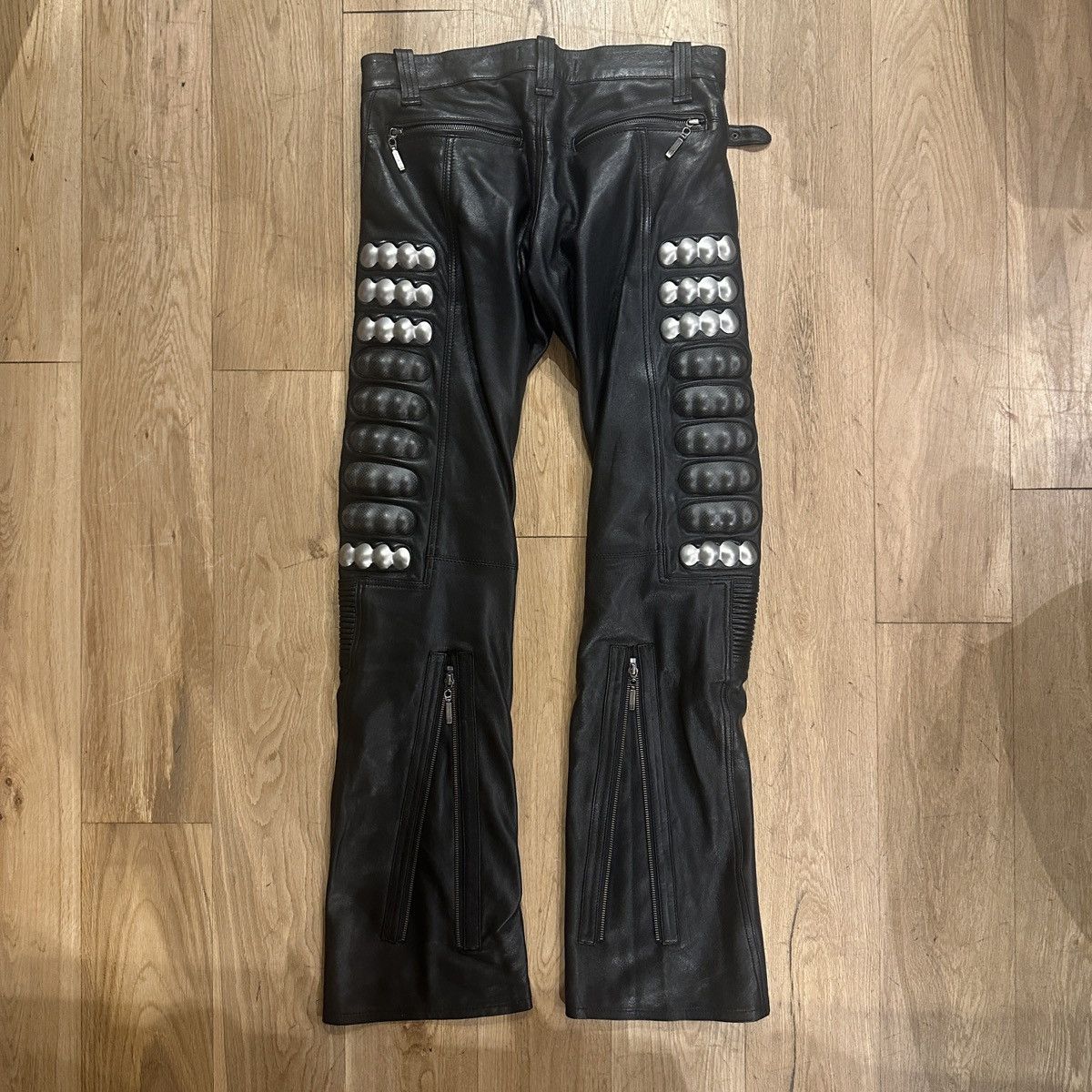パンツ i shii ishii jedi pants soundsports Yasuyuki Ishii Yasuyuki Ishii “DESTROY” leather pants | Grailed