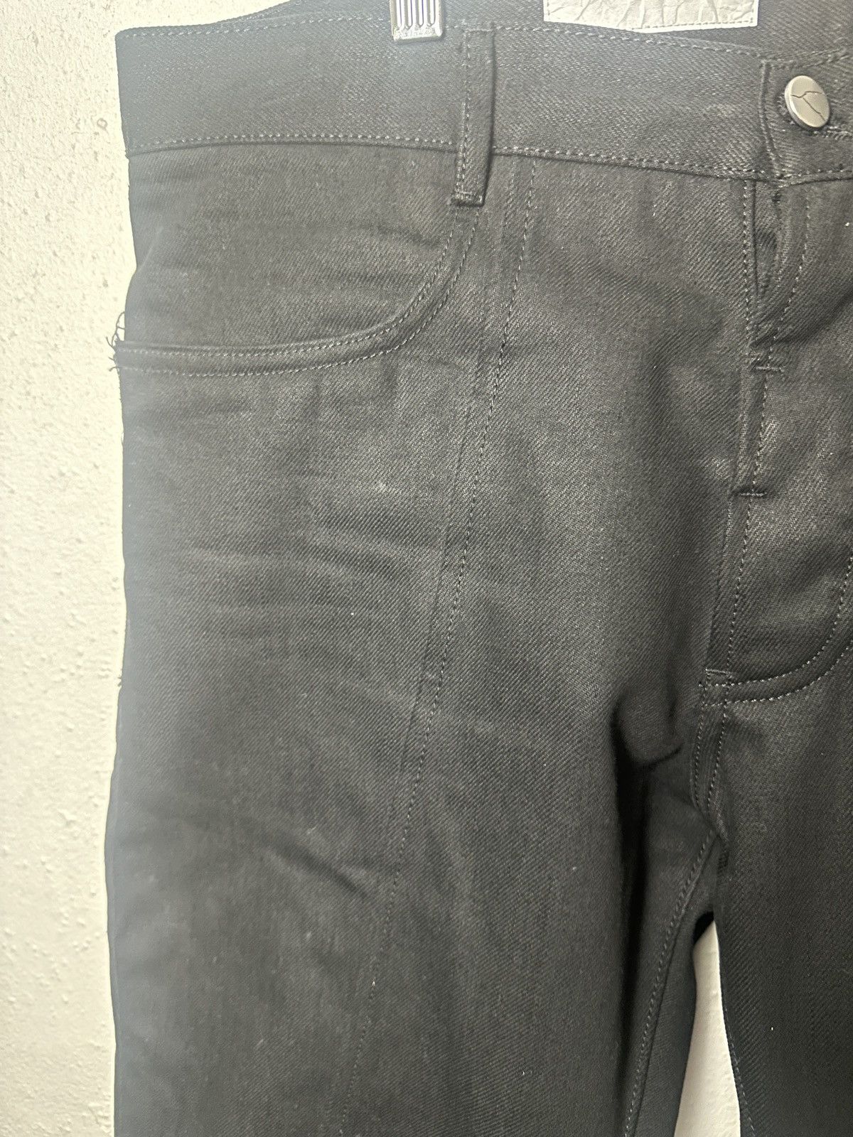 Unsound Rags UNSOUNDRAGS Q CUT JEANS BLACK RAW DENIM Size US 32 / EU 48 - 5 Thumbnail