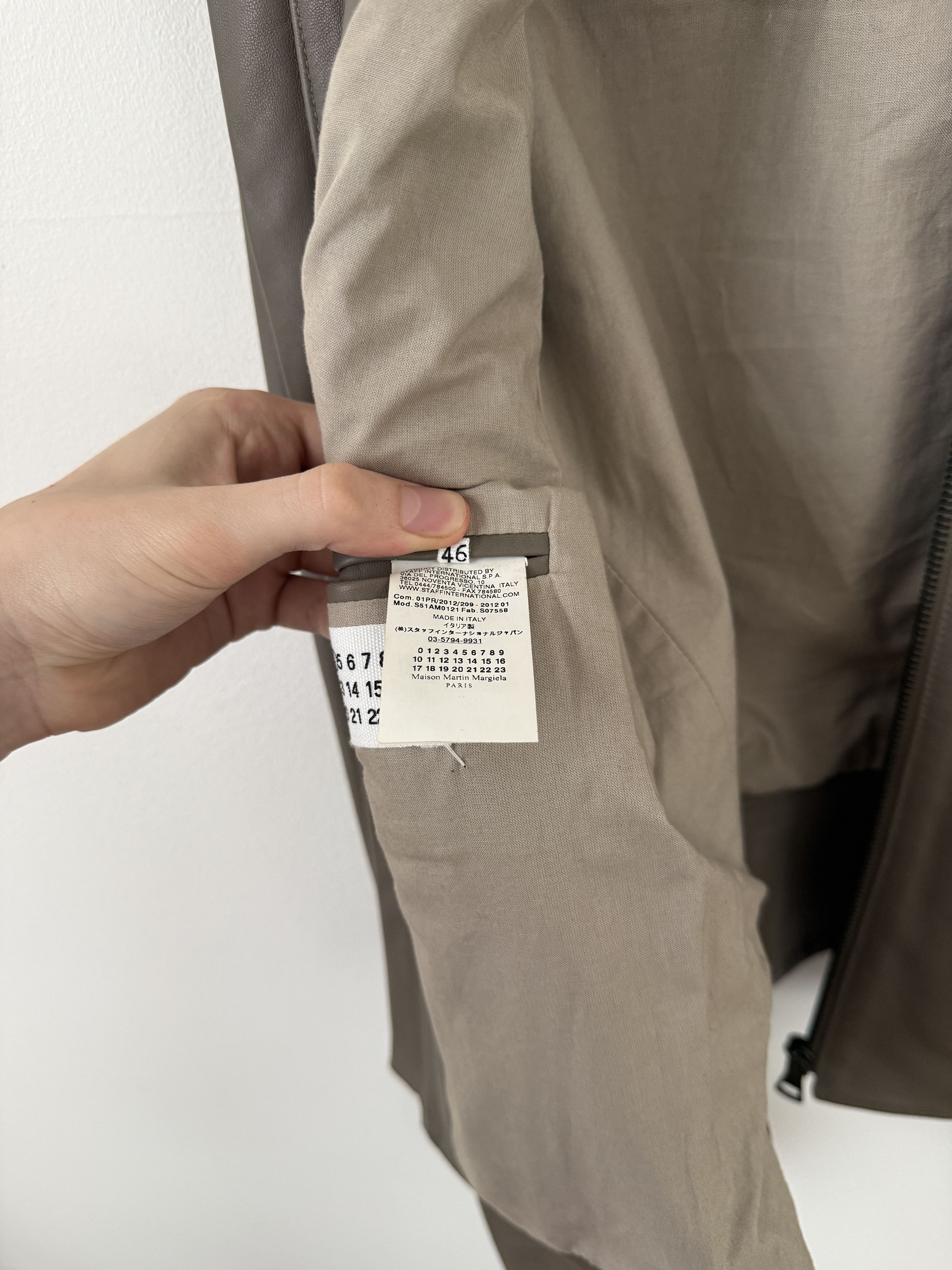 Maison Margiela 2012 5 Zip Leather Moto Jacket Size US S / EU 44-46 / 1 - 22 Thumbnail