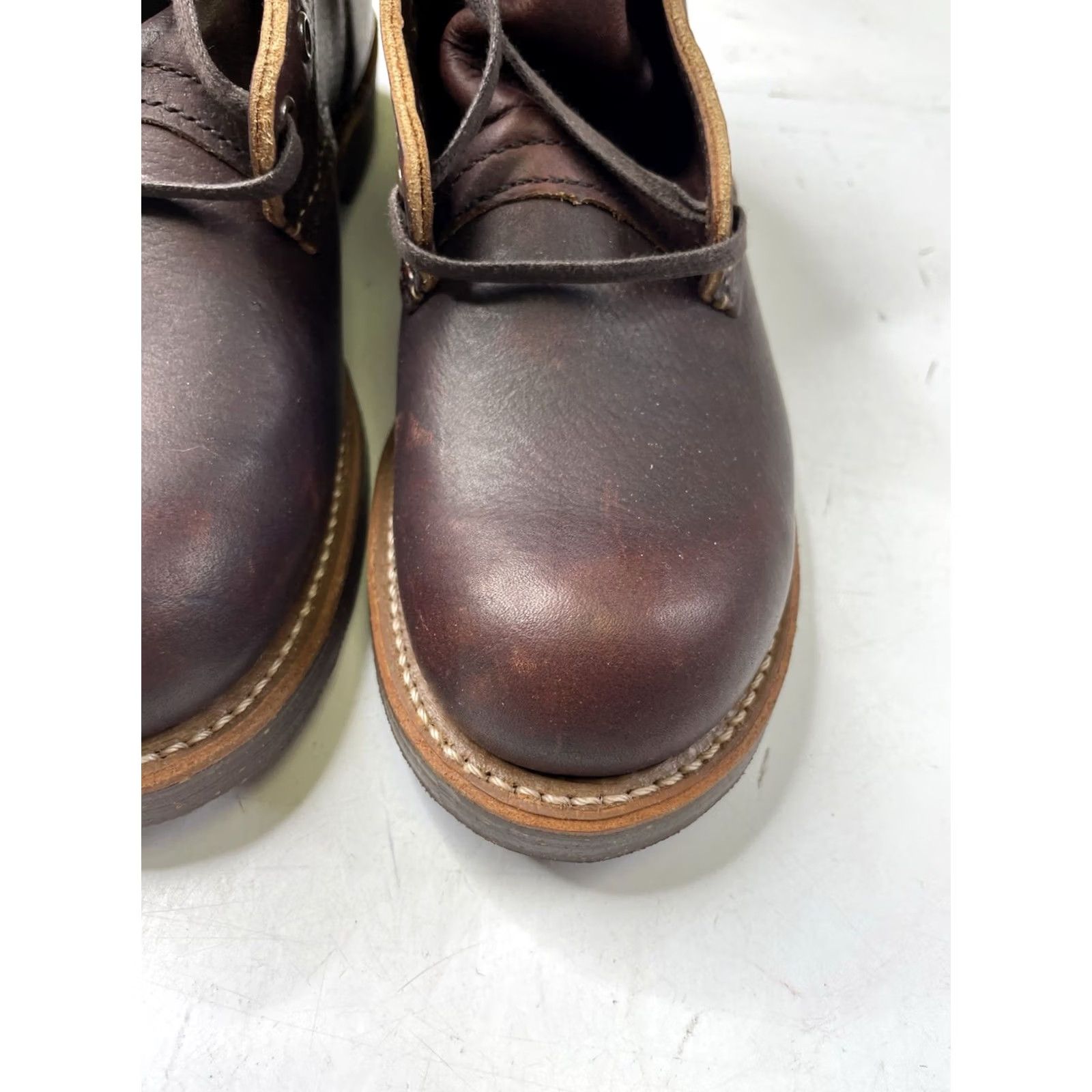 Red Wing Red Wing Shoes Brown Mens 7D Blacksmith Boots USA NEW Cork Soles Leather Size US 7 / EU 40 - 6 Thumbnail