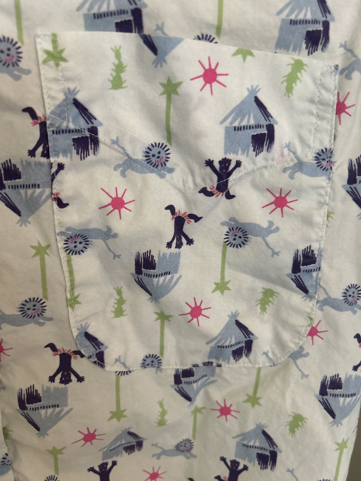 Gitman Bros. Vintage Running Lion Man Button Down Size US S / EU 44-46 / 1 - 4 Thumbnail