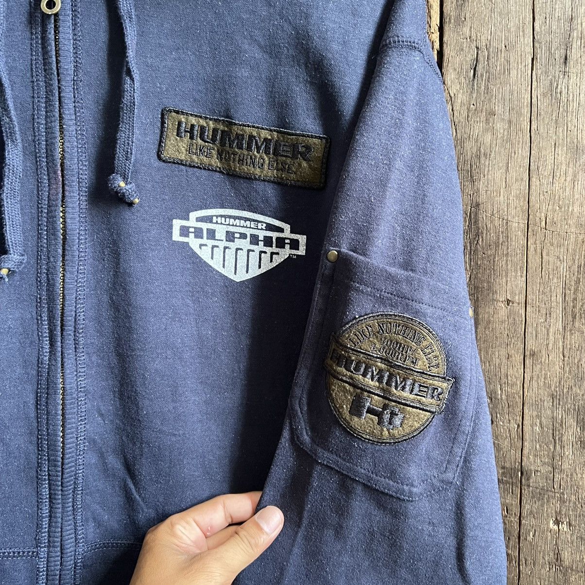 Japanese Brand × Vintage Hummer Big Logo Zipper Hoodie Size US L / EU 52-54 / 3 - 4 Thumbnail