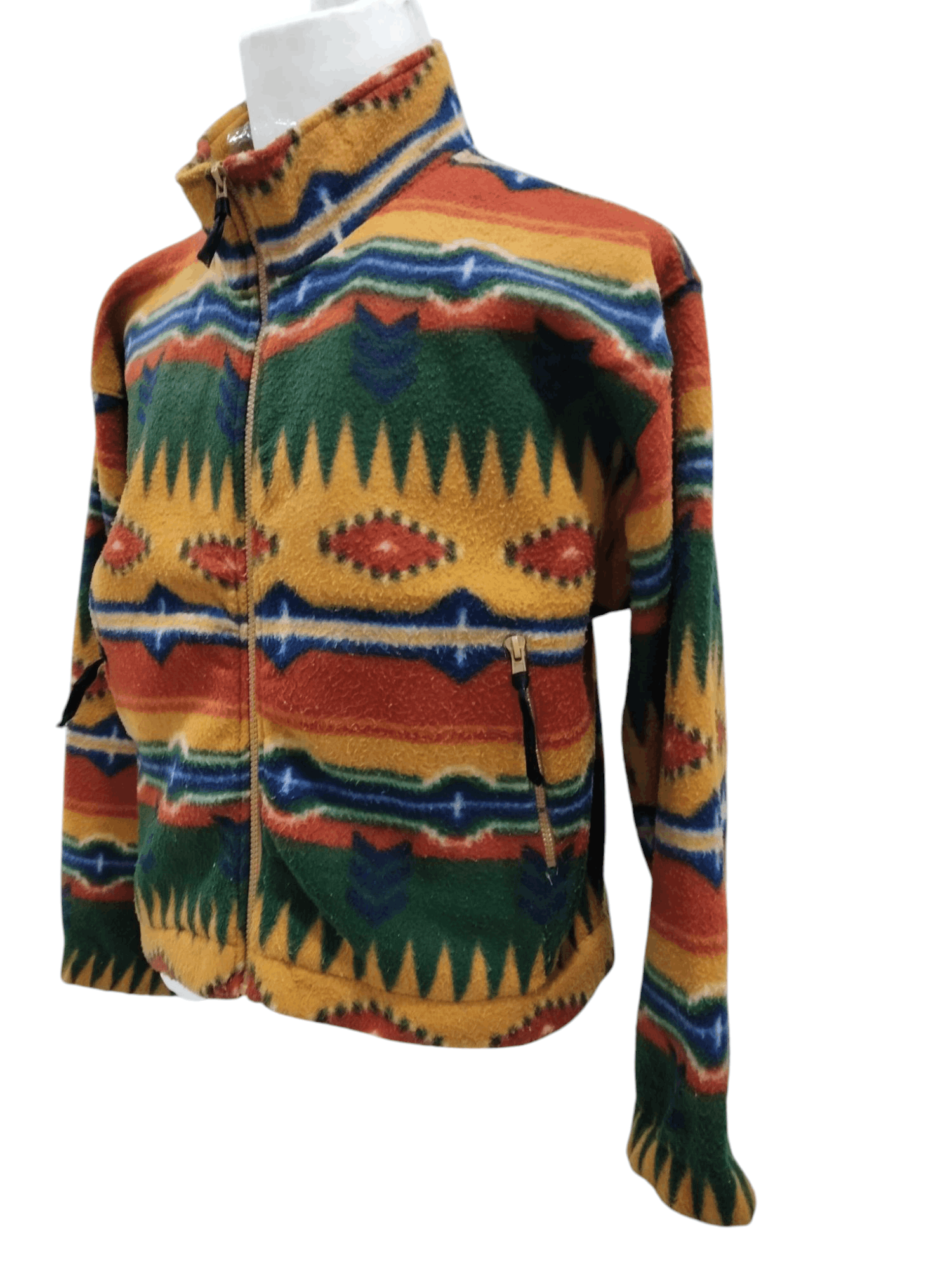 Japanese Brand Vintage Nic X SiXX Free Ride Board Navajo Fleece Jacket Size US M / EU 48-50 / 2 - 2 Thumbnail