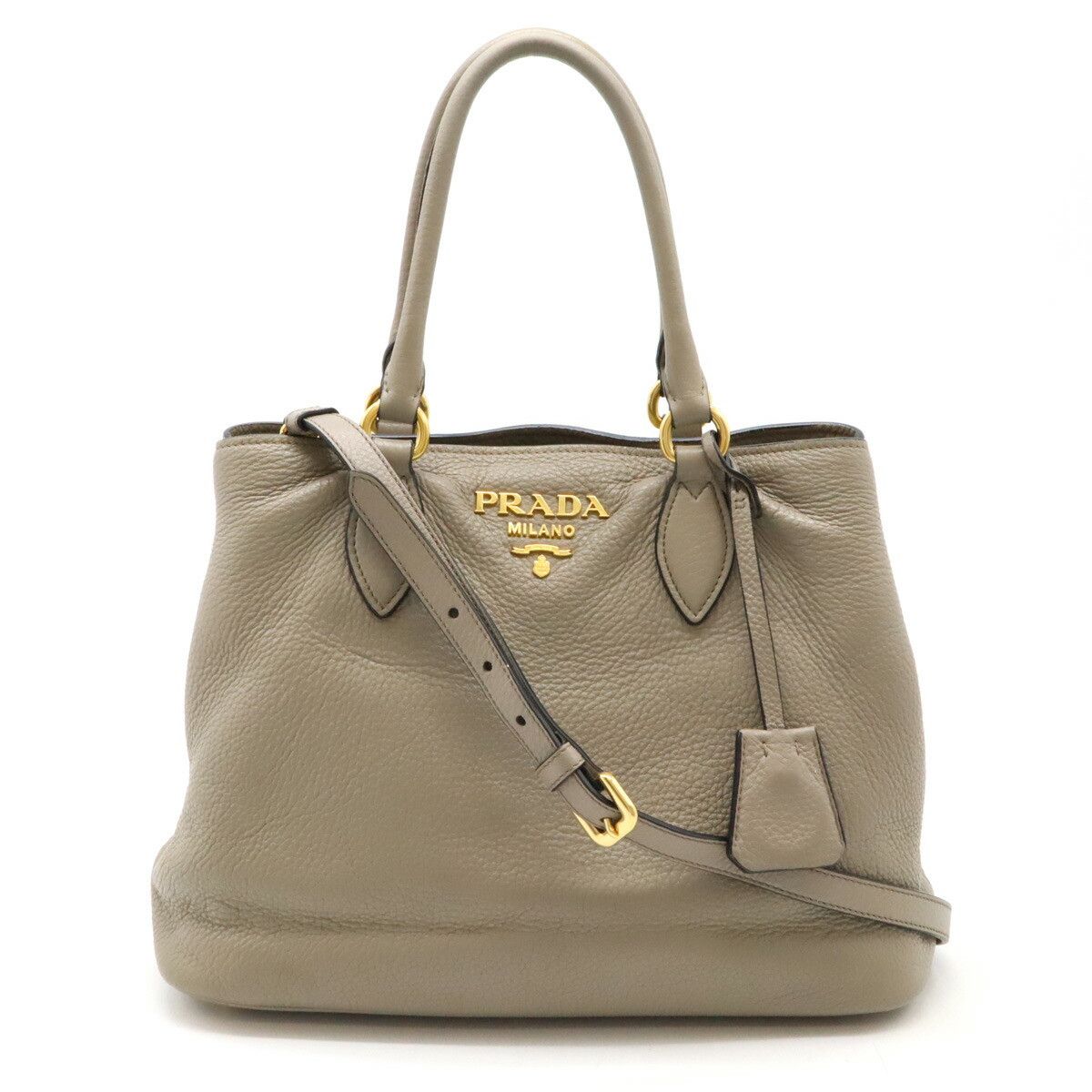 Prada Prada Prada VITELLO PHENIX Leather Handbag 1BA058 Leather Handbag 1BA058 in Great Condition Size ONE SIZE - 1 Thumbnail