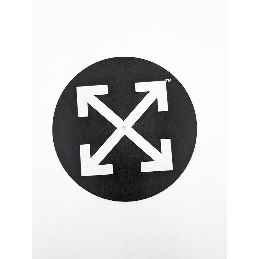 Off-White o1rshd1 Q:4 / Size: OS / Arrow Vinyl Slipmat Set Black/White Size ONE SIZE - 1 Thumbnail