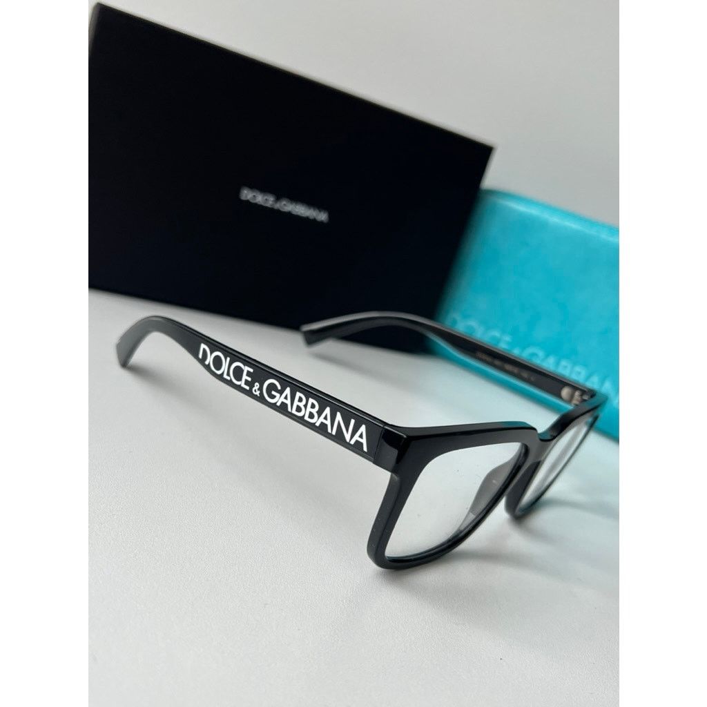 Dolce & Gabbana NEW Dolce Gabbana DG5101 Black Logo Eyeglasses Frames Size ONE SIZE - 5 Thumbnail