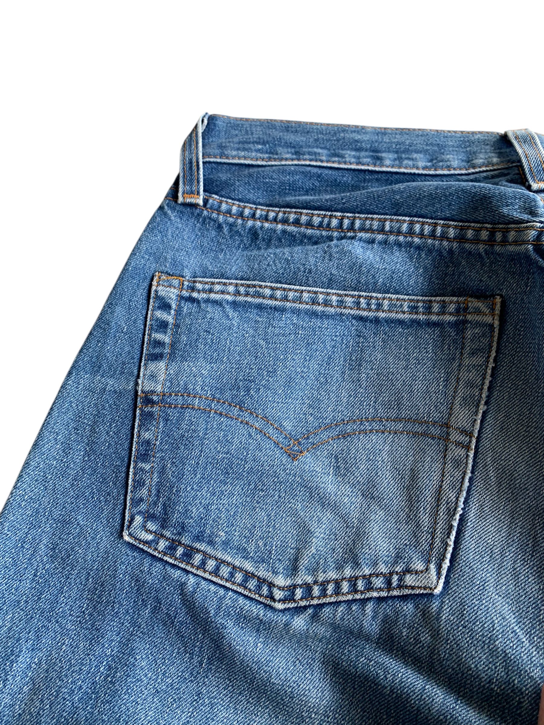 Levi's VINTAGE LEVIS 501 BIG E 1994 SELVEDGE DISTRESSED DENIM Size US 29 - 11 Thumbnail