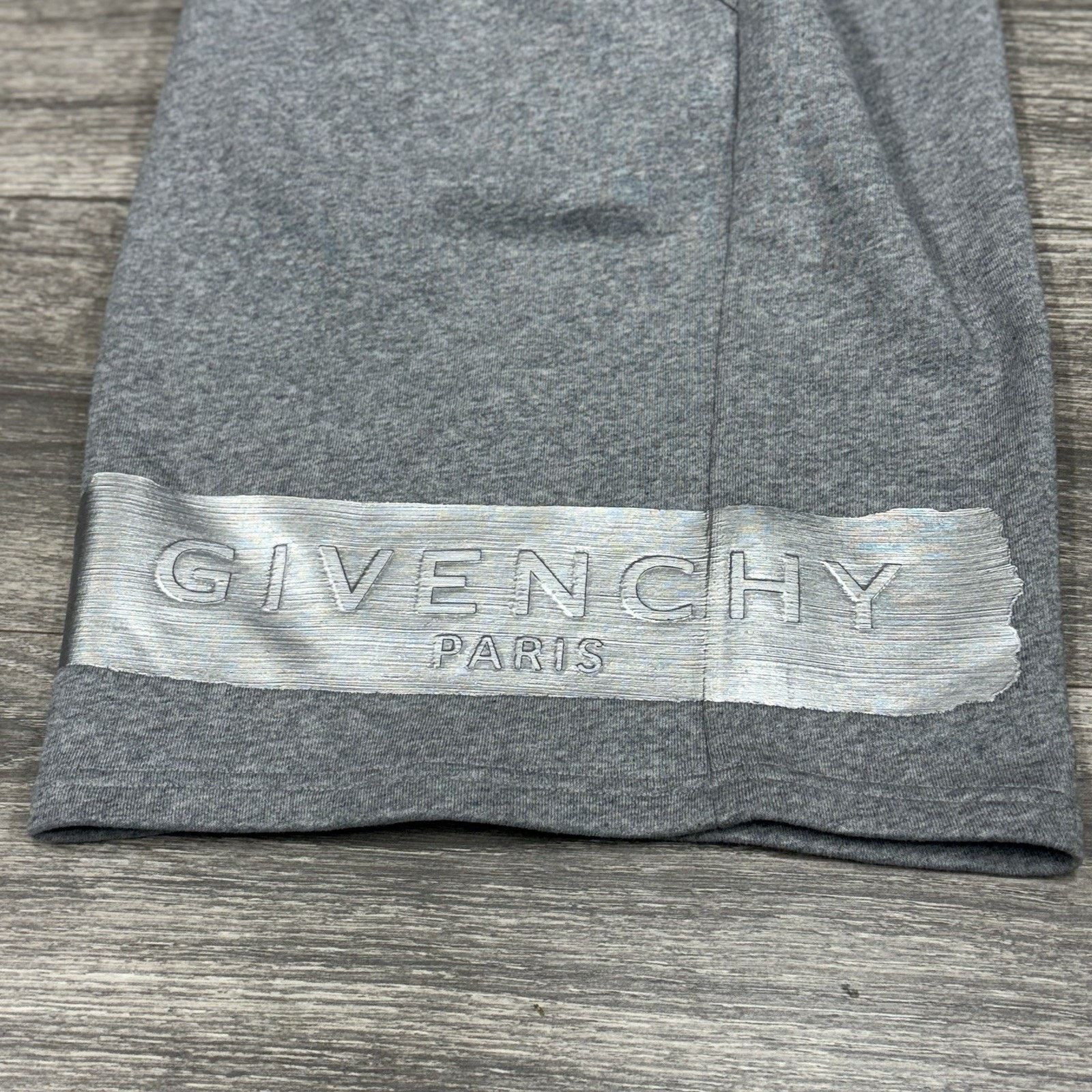 Givenchy Givenchy Latex Band Shorts ' Light Grey Melange ' | NEW! Size US 34 / EU 50 - 3 Thumbnail