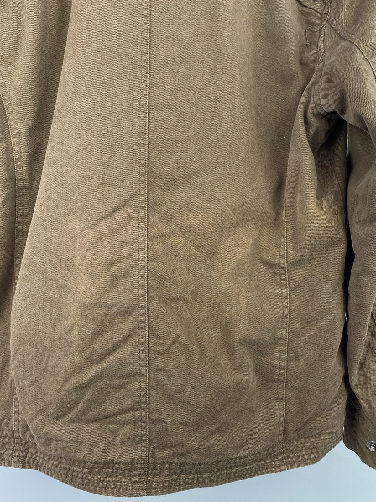 In The Attic In the Attic Military Field Jacket Brown Rib Collar Y2K Size US M / EU 48-50 / 2 - 9 Thumbnail