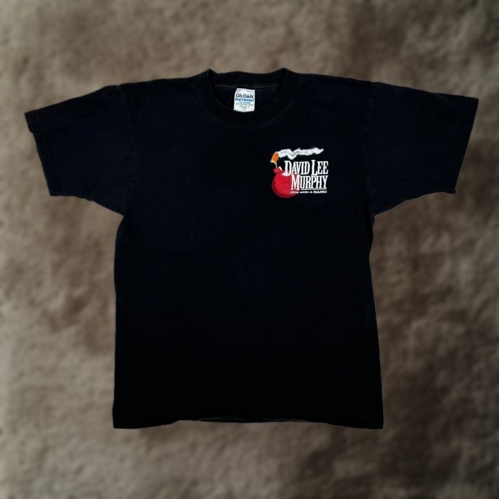 Gildan VINTAGE David Lee Murphy Dust On The Bottle T-Shirt Mens Large Black Country Size US L / EU 52-54 / 3 - 1 Thumbnail