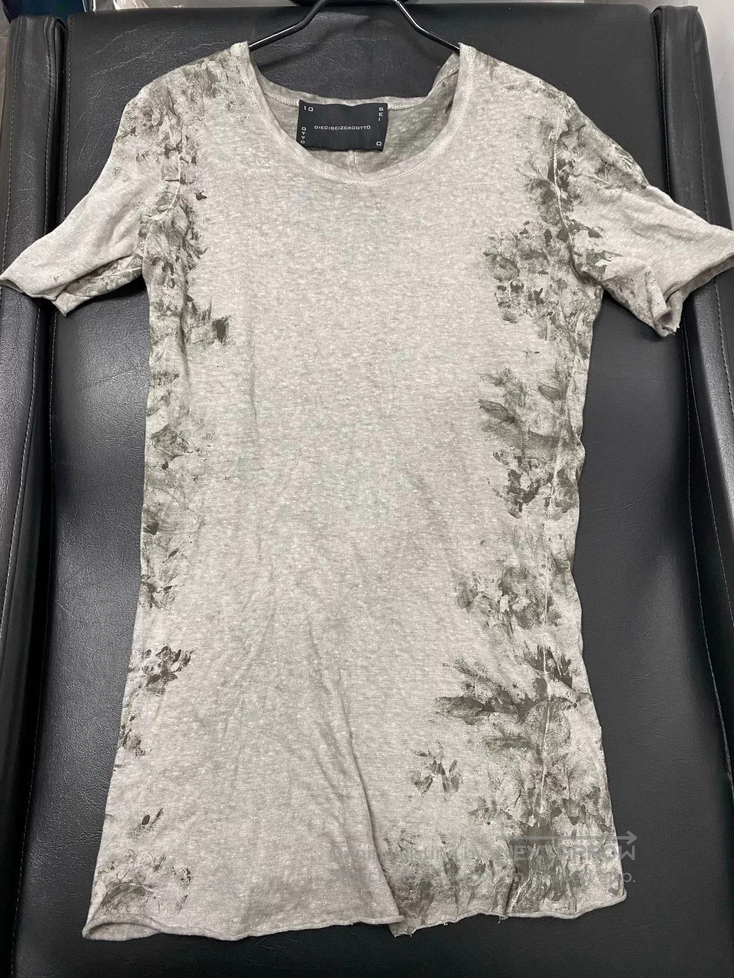 10sei0otto 10sei0otto Washed Distressed Gray Short Sleeve. Size US M / EU 48-50 / 2 - 1 Thumbnail