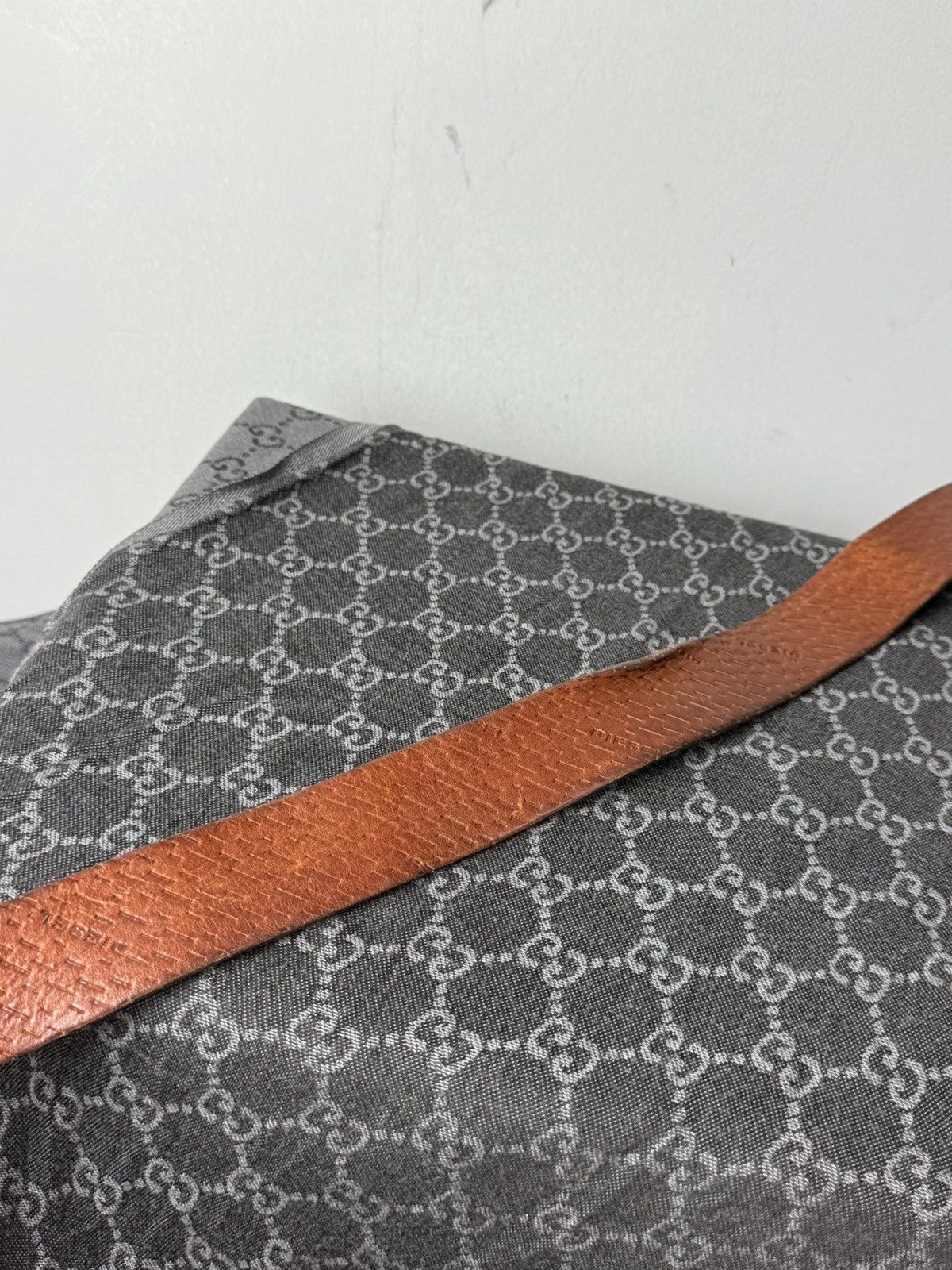 Diesel Y2K Vintage Diesel Leather Belt Hype Size ONE SIZE - 2 Thumbnail
