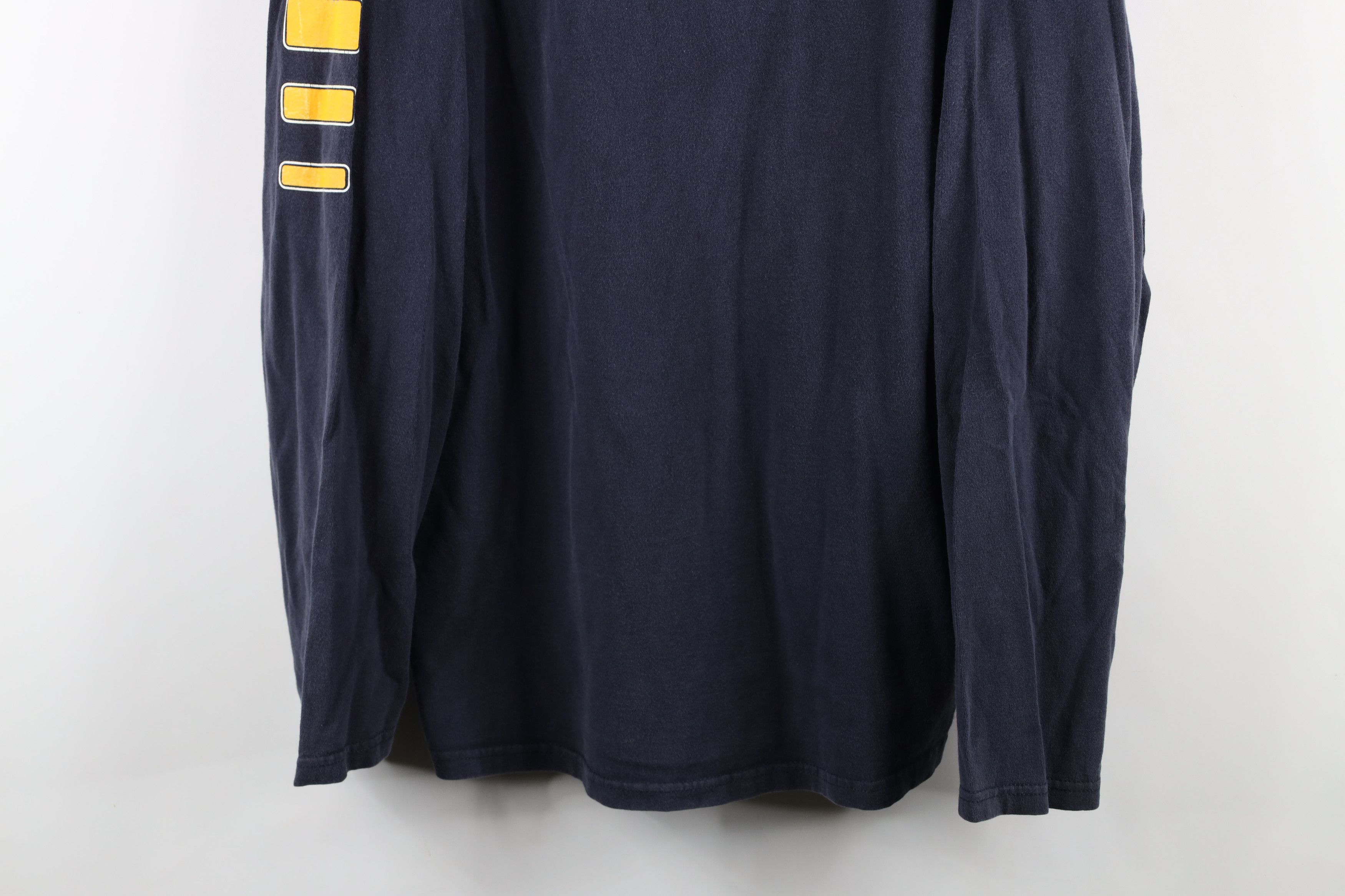 Nautica × Vintage Vintage 90s Nautica Spell Long Sleeve T-Shirt Blue Cotton Size US XL / EU 56 / 4 - 3 Thumbnail
