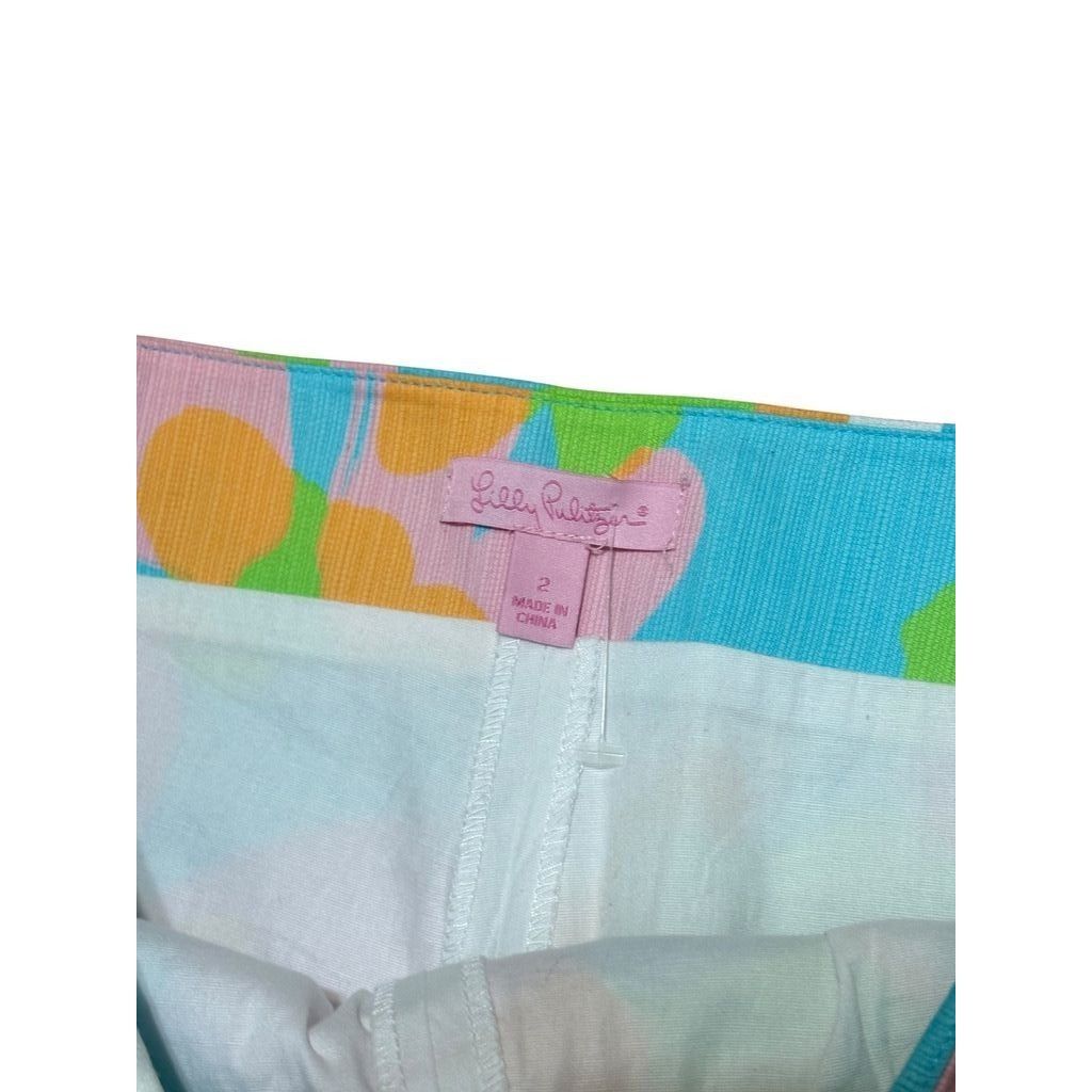 Lilly Pulitzer Vintage LILLY PULITZER Skirt Retro 60s Floral Size 2 Bow Sko Size 26" / US 2 / IT 38 - 3 Thumbnail