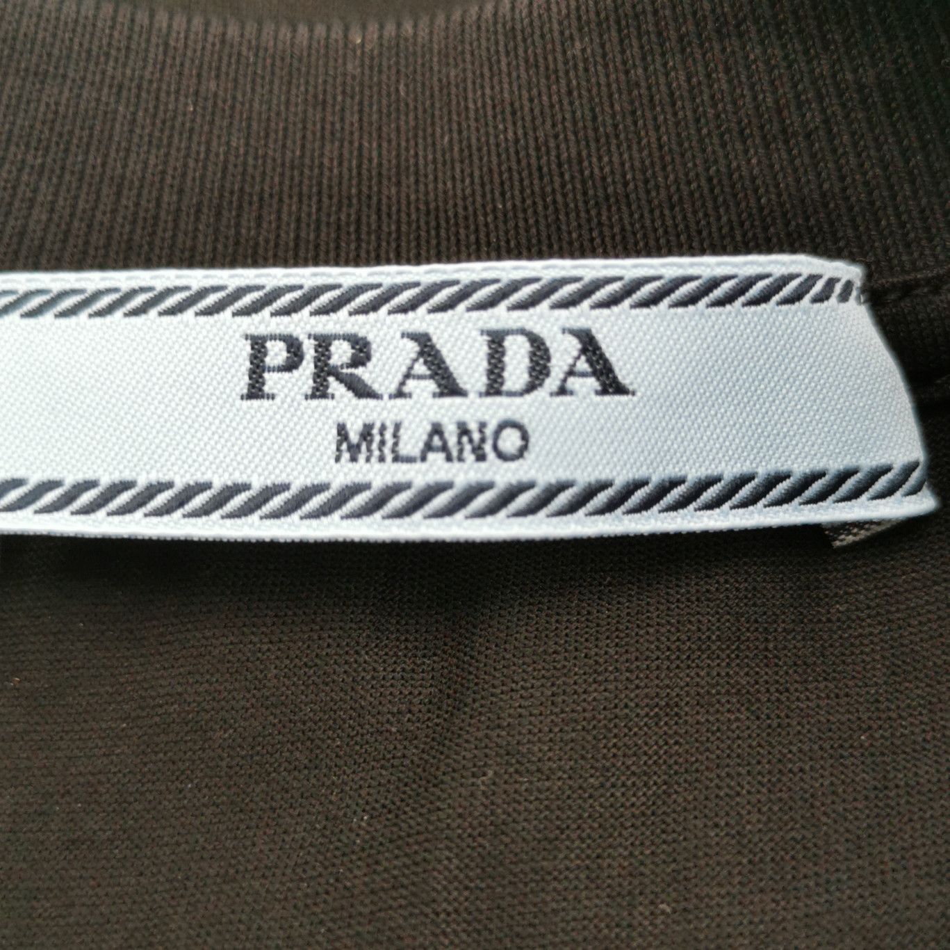 Prada Prada Black Cotton Long Sleeve T. Size XS / US 0-2 / IT 36-38 - 4 Thumbnail