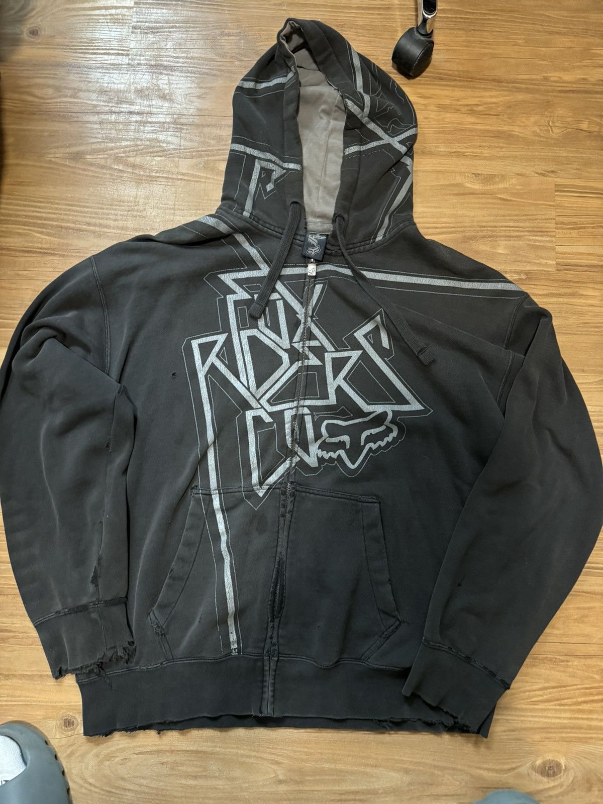 Fox Racing Thrashed Y2K Fox Racing Zip Up Size US XXL / EU 58 / 5 - 1 Thumbnail
