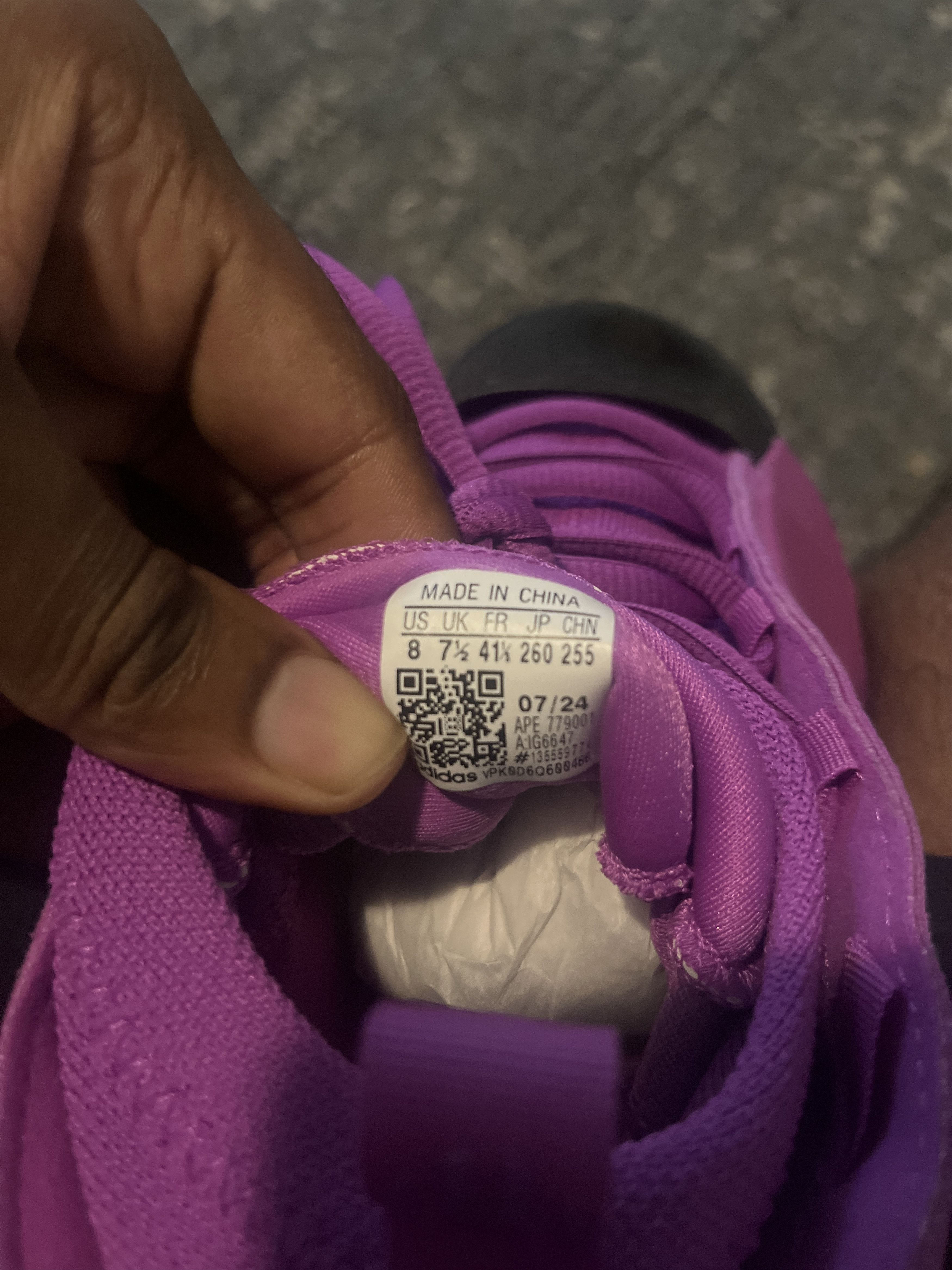Adidas Harden Vol 8 purple burst Size US 8 / EU 41 - 6 Thumbnail