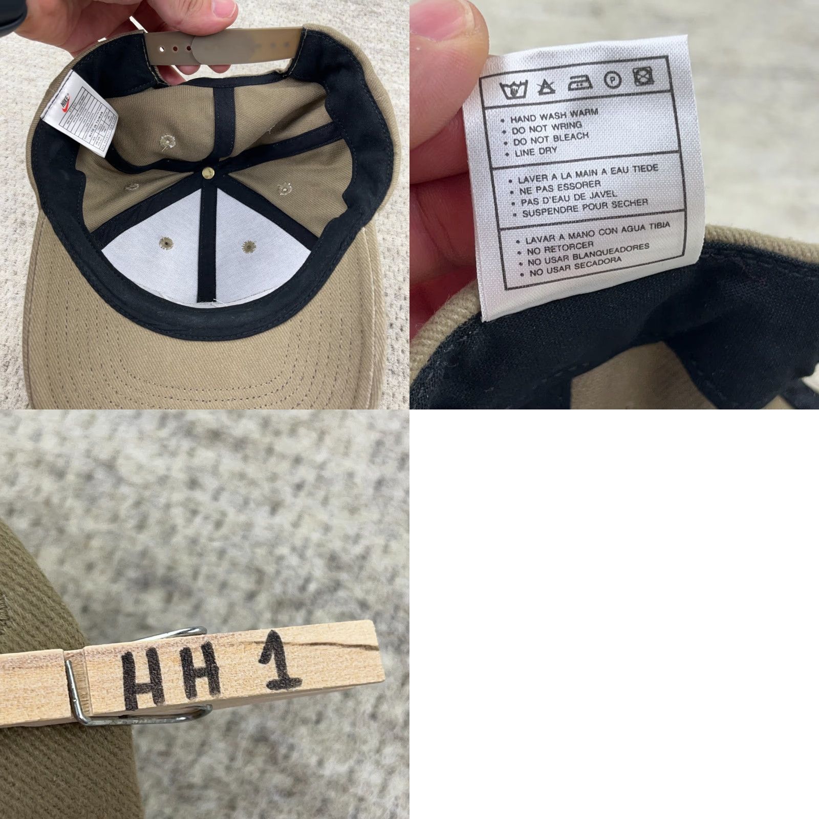 Nike VINTAGE Nike Hat Cap Snapback Brown Tan Swoosh Spell Out 90s Taiwan Rare Khaki Mens One Size Brown Nike Hat Snapback 90s Taiwan Rare Khaki Size ONE SIZE - 8 Thumbnail