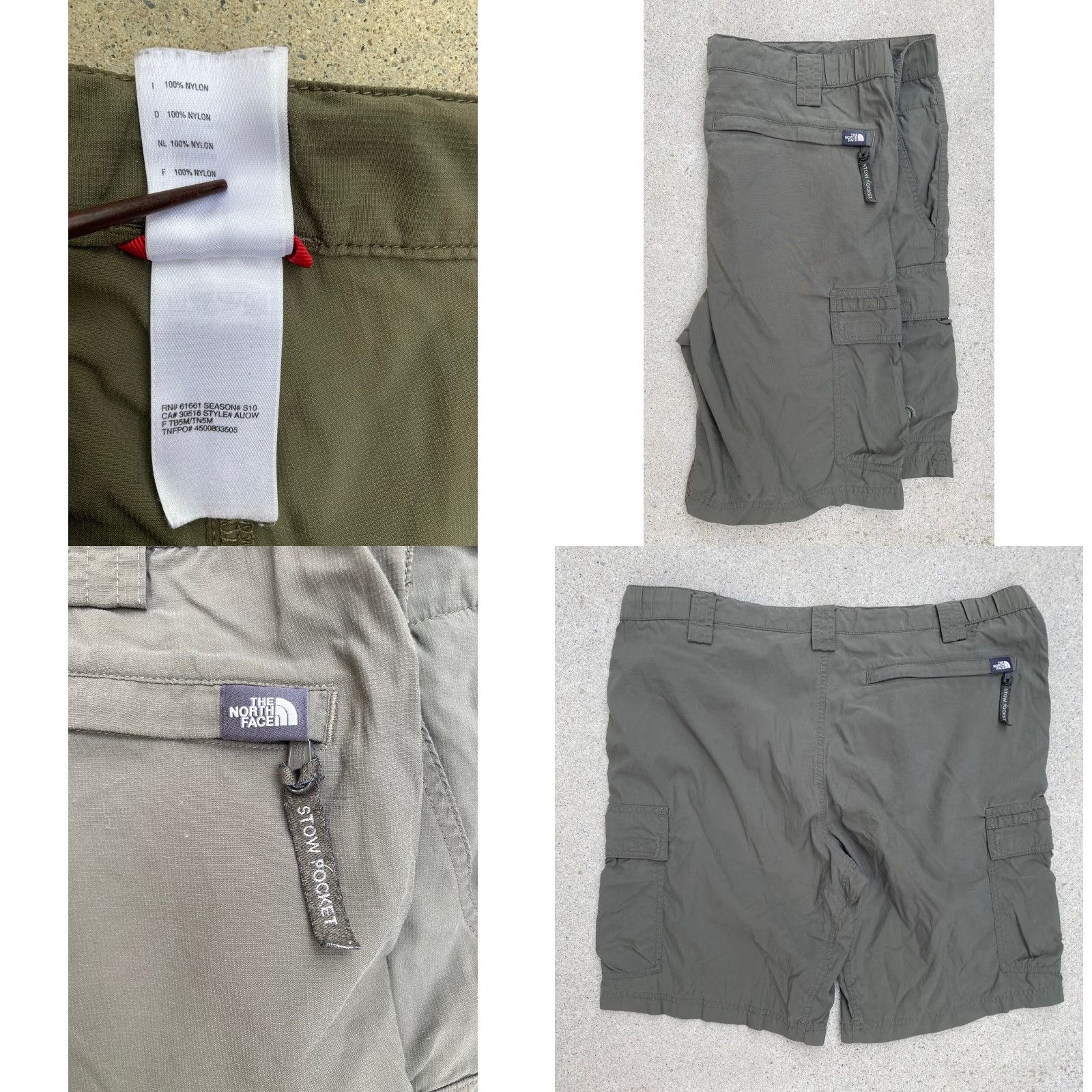 The North Face Men's North Face Shorts Green Nylon Solid PILLING M Lifestyle Hike Climb STAIN Size US 31 - 8 Thumbnail