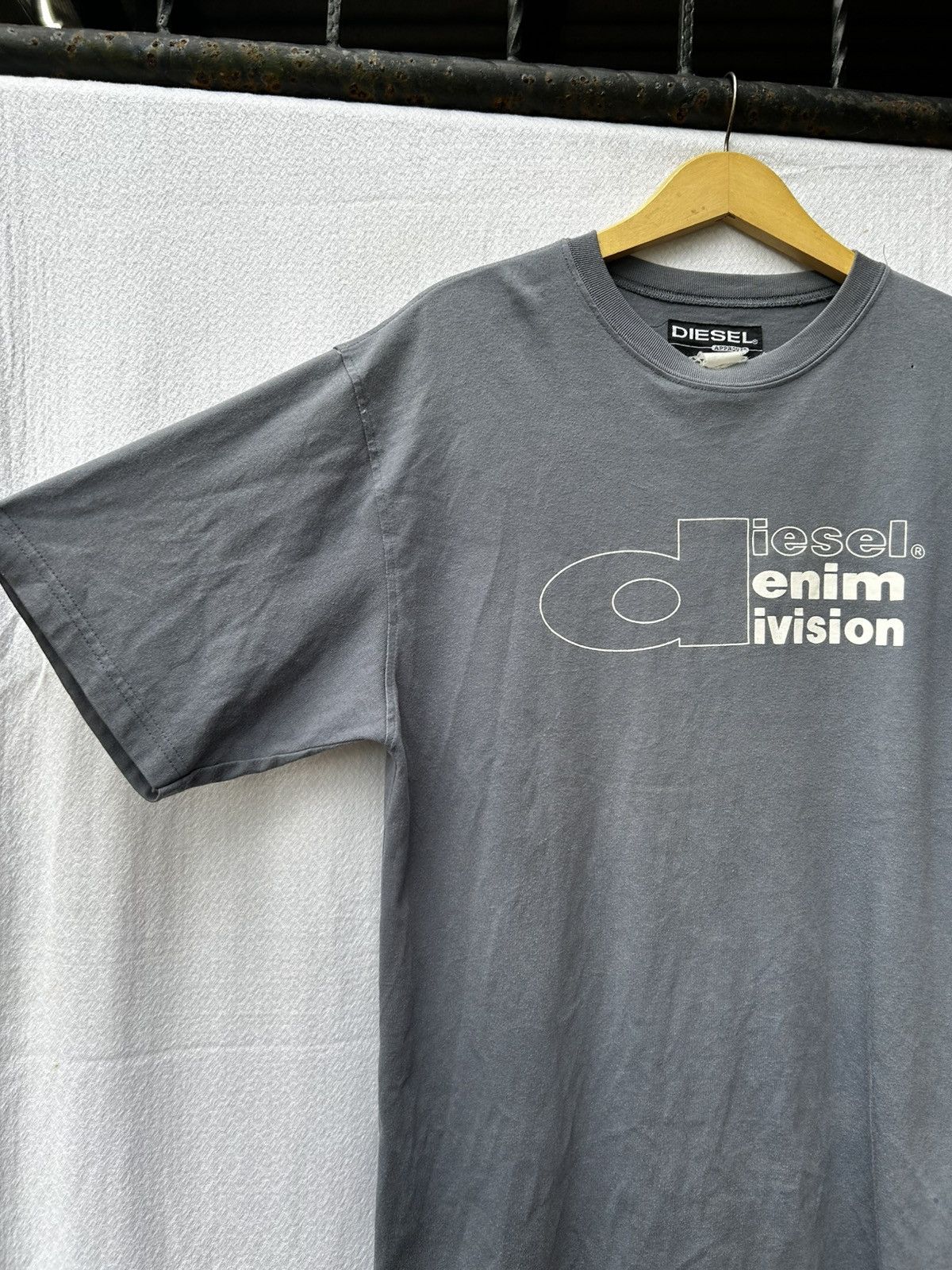 Diesel × Japanese Brand × Vintage Diesel Aproved Denim Division Tee Size US L / EU 52-54 / 3 - 4 Thumbnail