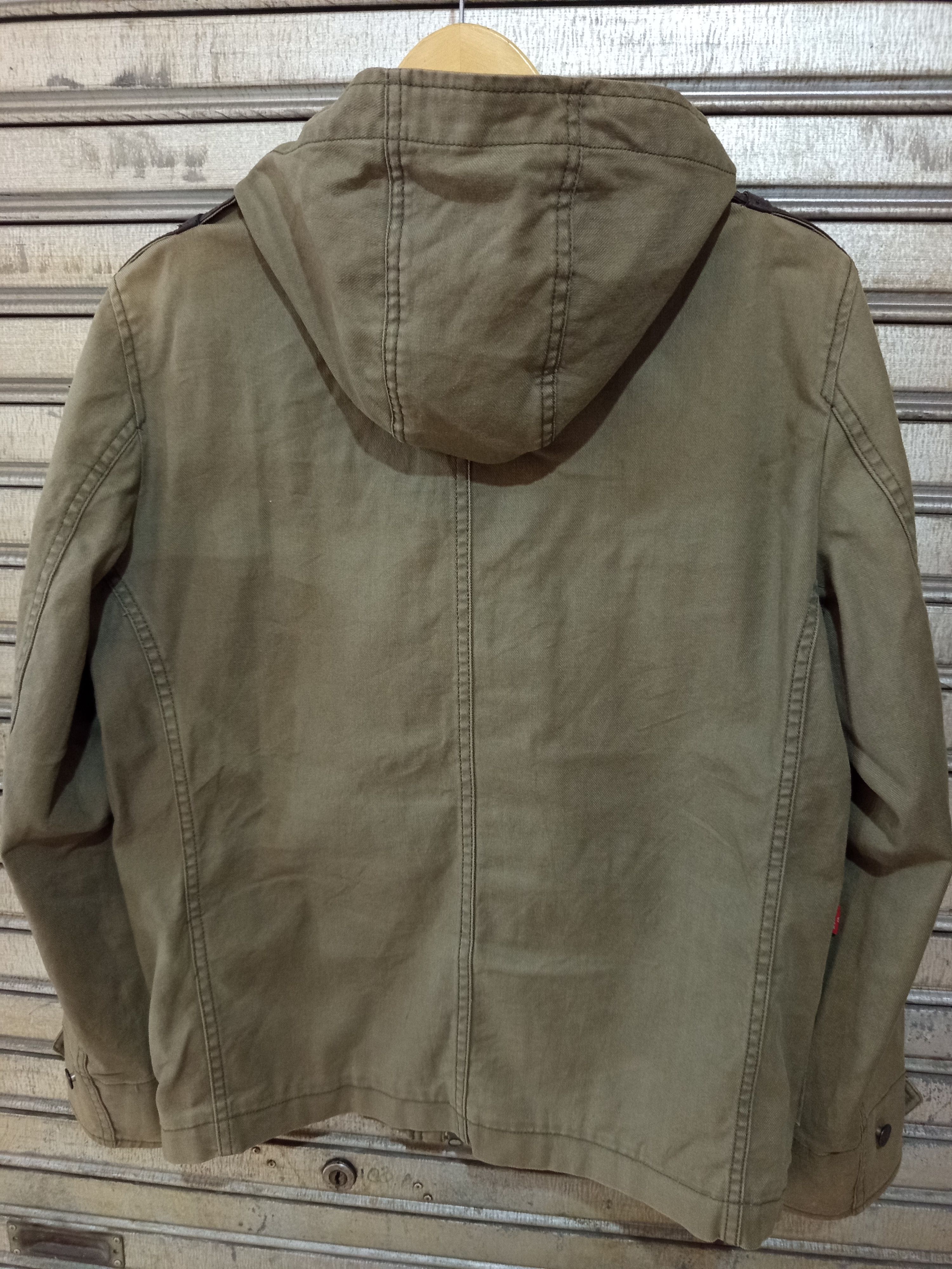 Levi's Levi's Utility Jacket Canvas Leather trim Size US M / EU 48-50 / 2 - 7 Thumbnail