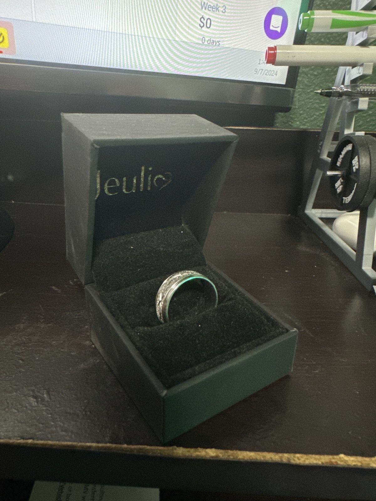Jewelry × Vintage Stainless steel silver X ring Size ONE SIZE - 1 Thumbnail
